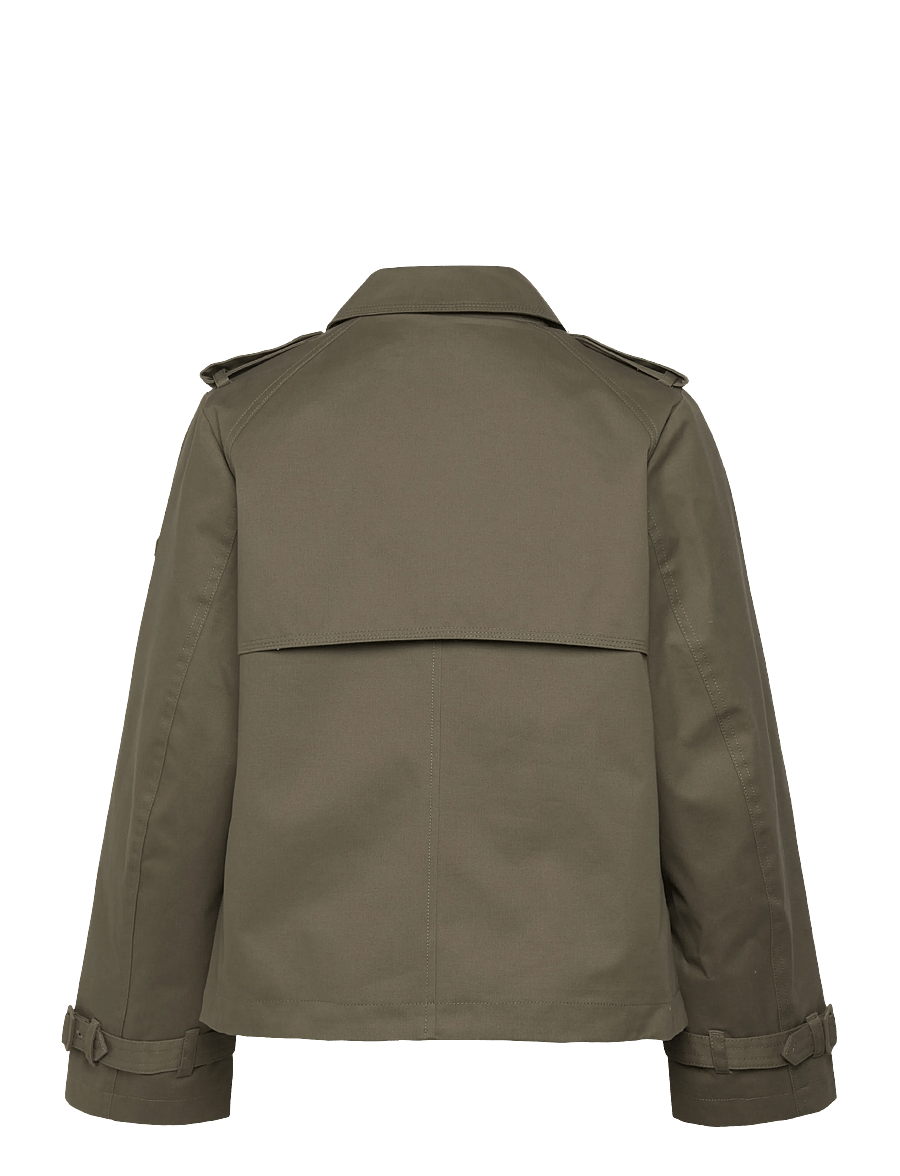 Superdry - SHORT TRENCH COAT - vihmamantlid - dusty olive green - 3
