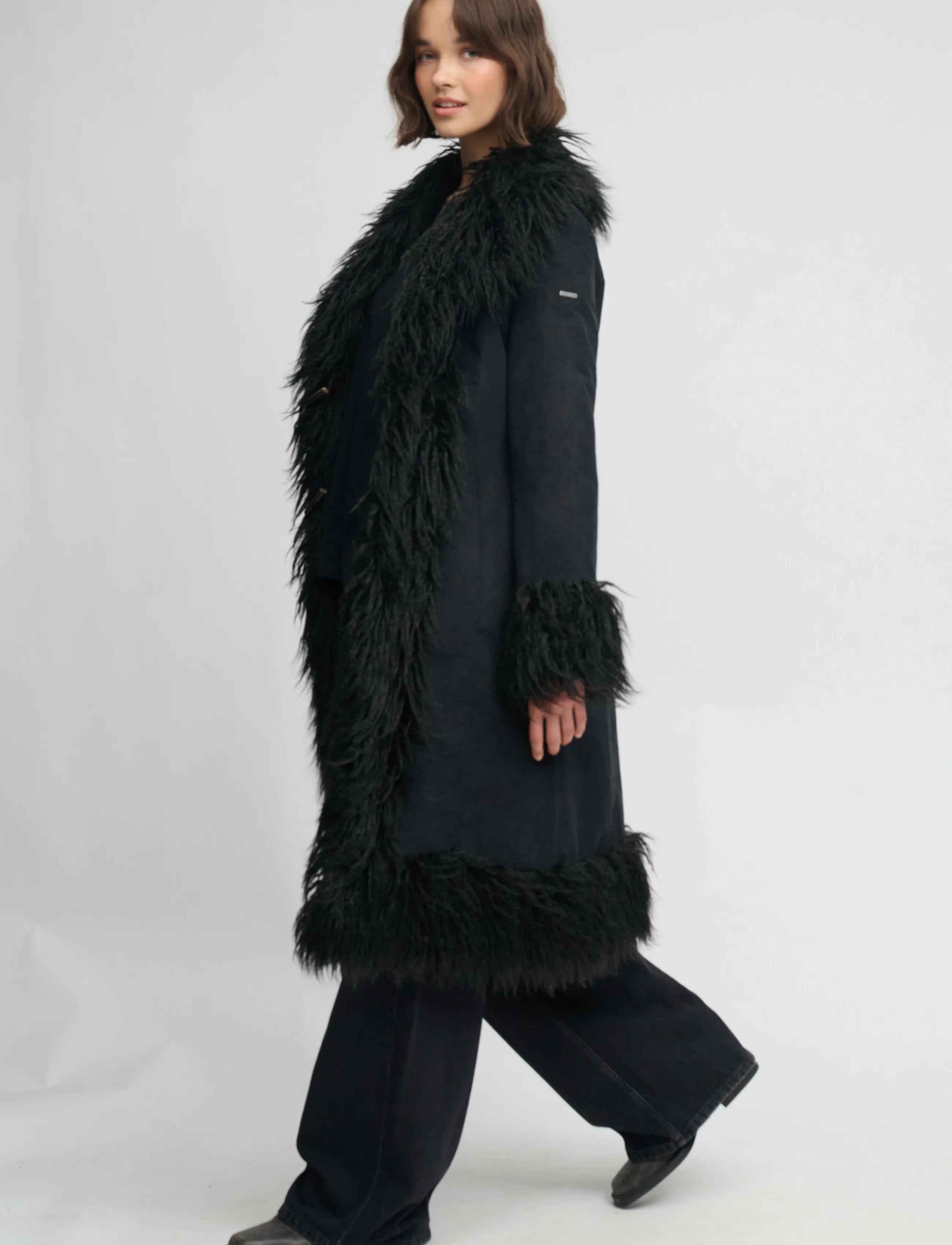 Superdry Long Afghan Coat jackor dam – bild 6