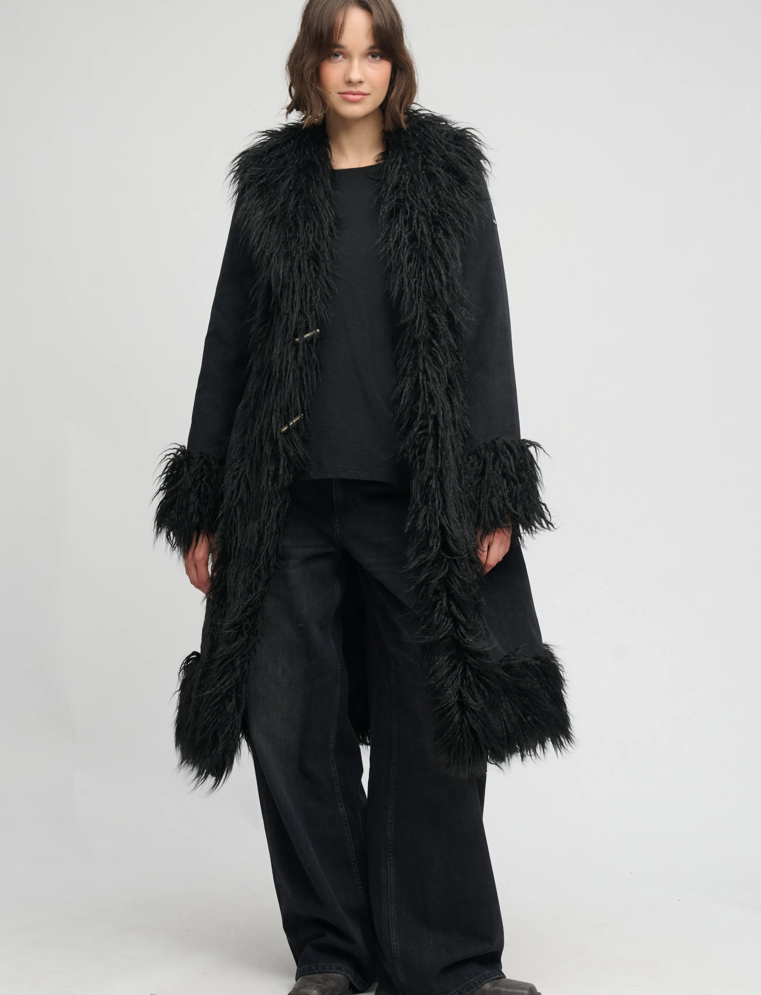 Superdry Long Afghan Coat jackor dam – bild 8