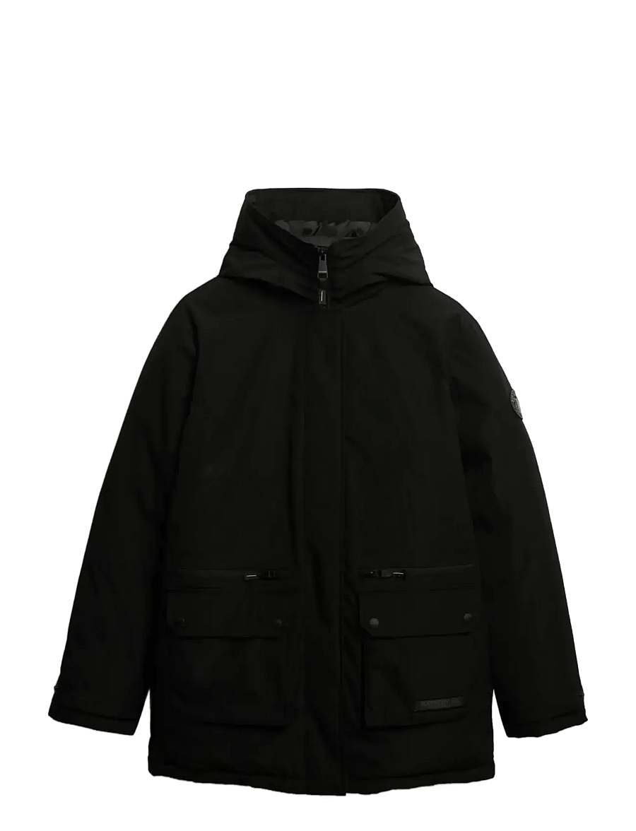 Superdry - CITY PADDED PARKA JACKET - black - 1