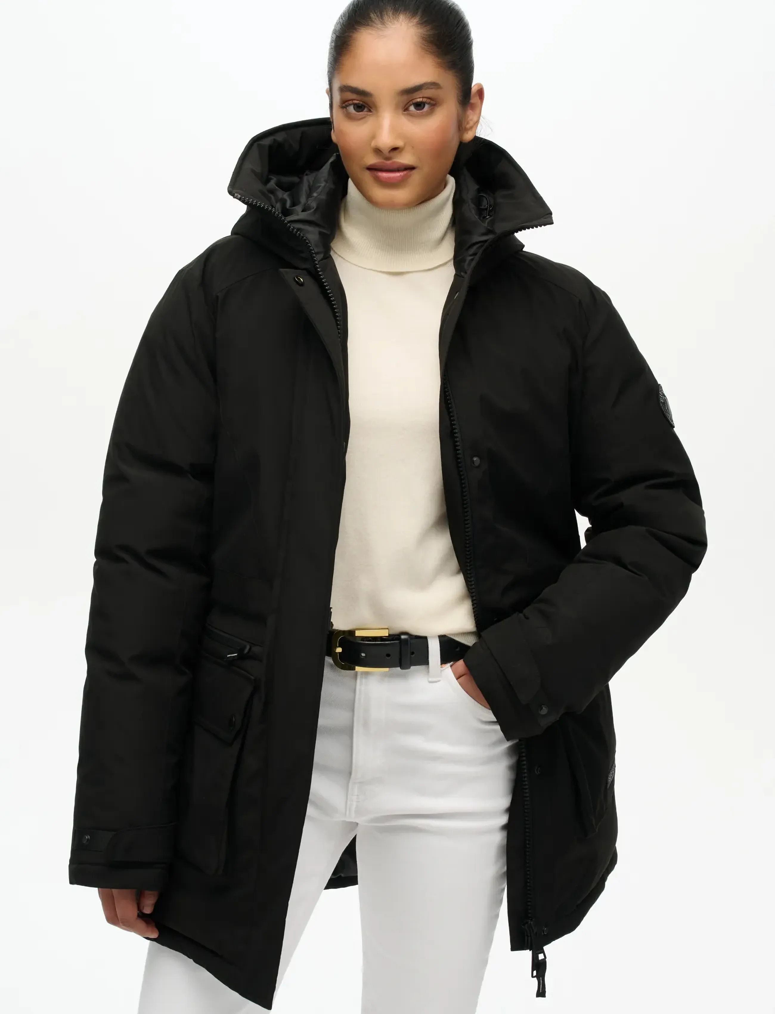 Superdry - CITY PADDED PARKA JACKET - black - 0