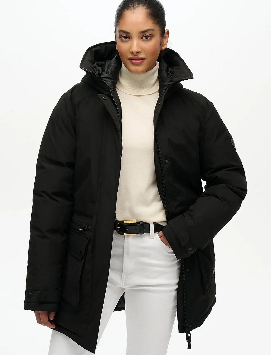 Superdry - CITY PADDED PARKA JACKET - black - 0