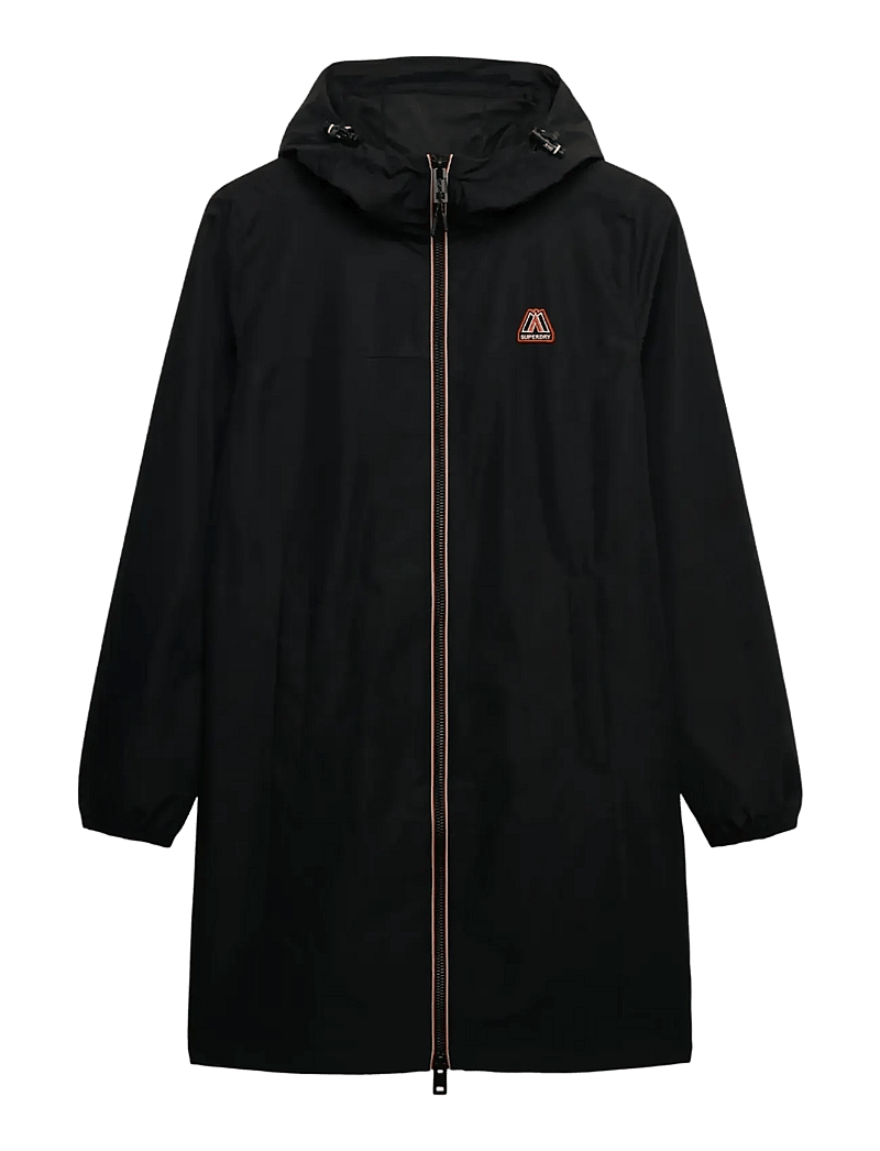 Superdry - LONGLINE TRI WINDBREAKER JKT - outdoor jacken - black - 1