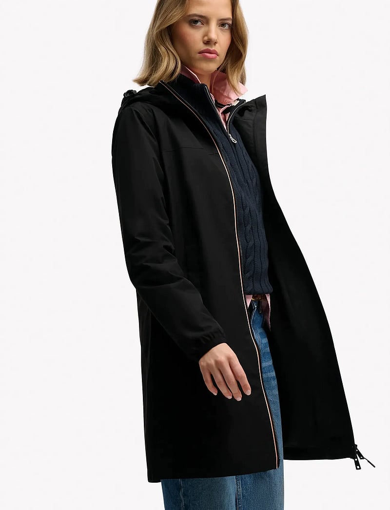 Superdry - LONGLINE TRI WINDBREAKER JKT - outdoor jacken - black - 4