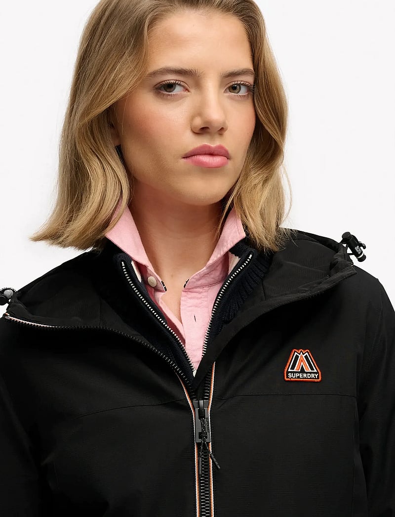 Superdry - LONGLINE TRI WINDBREAKER JKT - outdoor jacken - black - 5