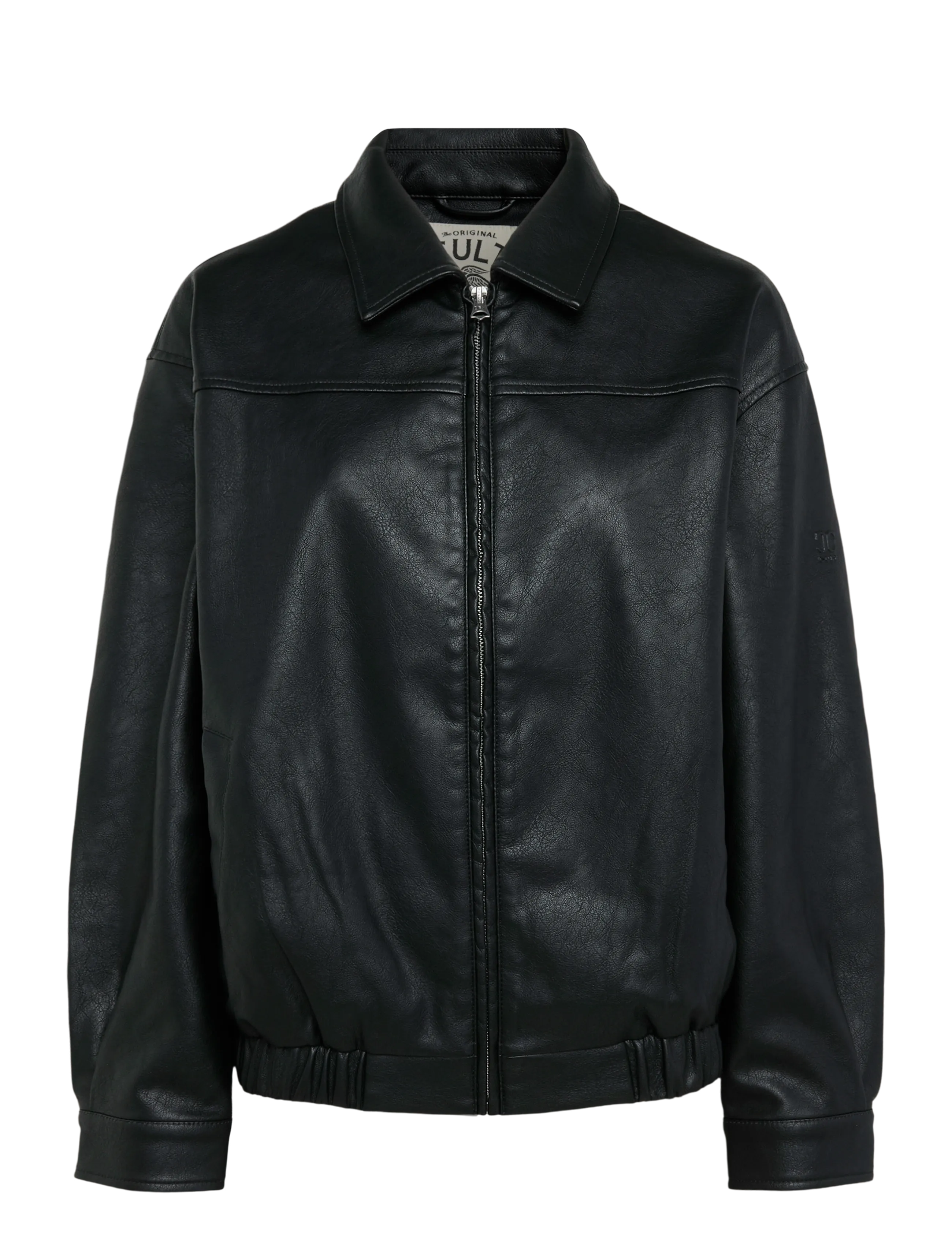 Superdry COLLARED OVERSIZED BOMBER - Bomber jackets - BLACK / black