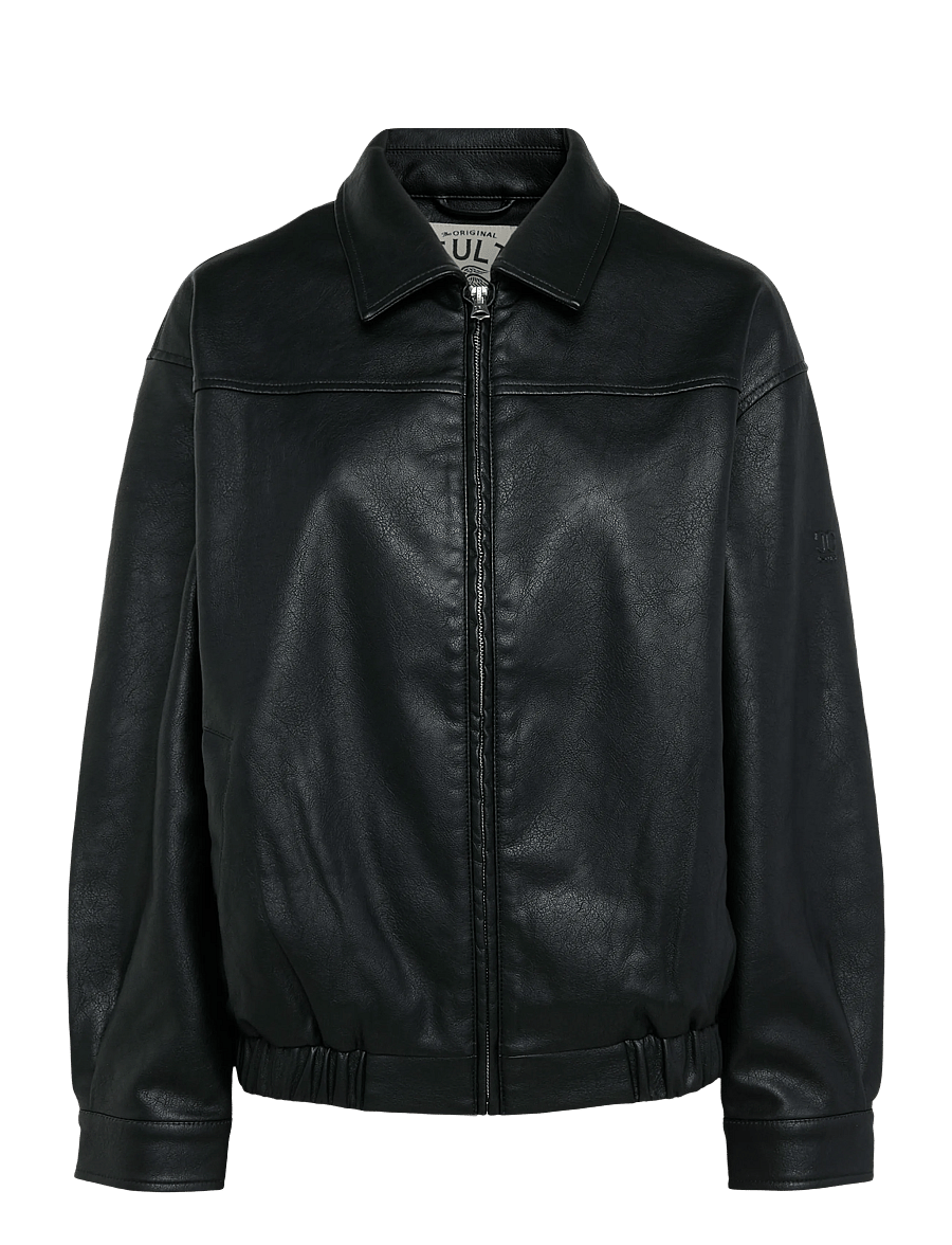 Superdry - COLLARED OVERSIZED BOMBER - lette jakker - black - 1