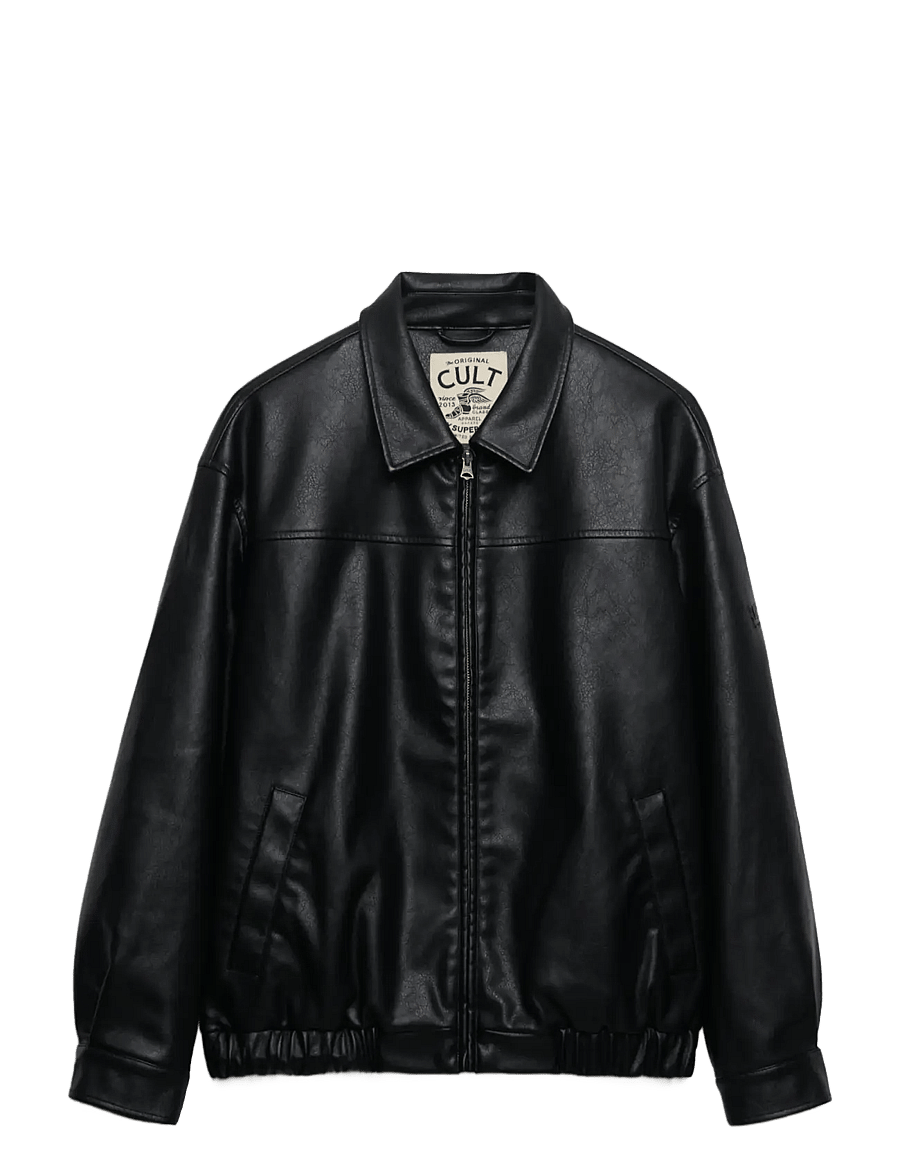 Superdry - COLLARED OVERSIZED BOMBER - black - 1
