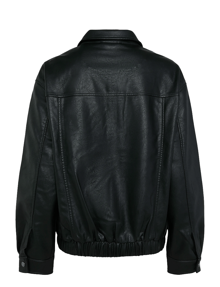 Superdry - COLLARED OVERSIZED BOMBER - lette jakker - black - 2