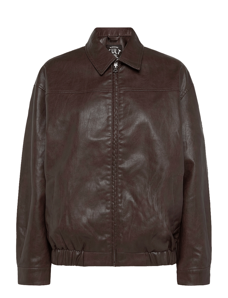Superdry - COLLARED OVERSIZED BOMBER - leichte jacken - hot chocolate - 1