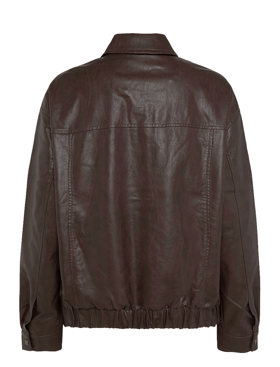 Superdry - COLLARED OVERSIZED BOMBER - leichte jacken - hot chocolate - 2