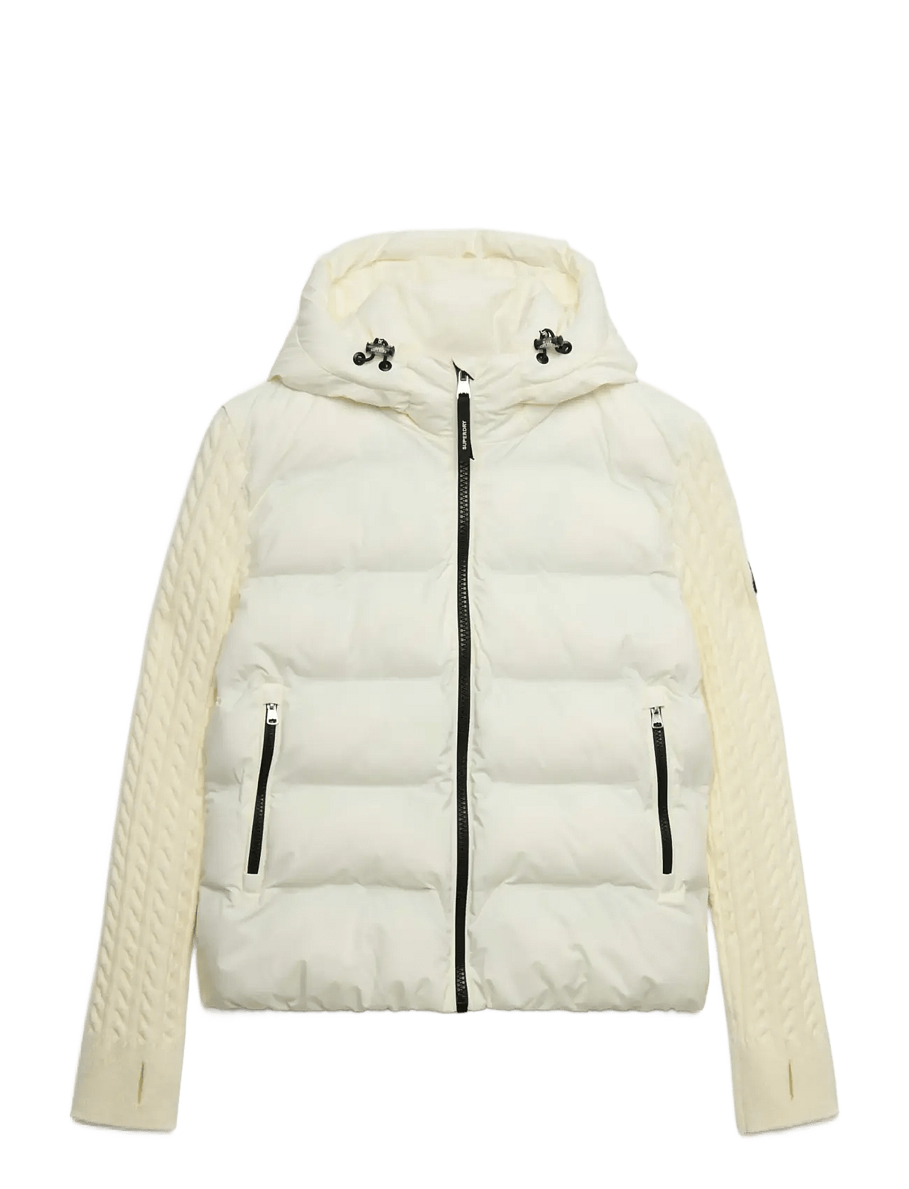 Superdry - Cable Knit Sleeve Hybrid
