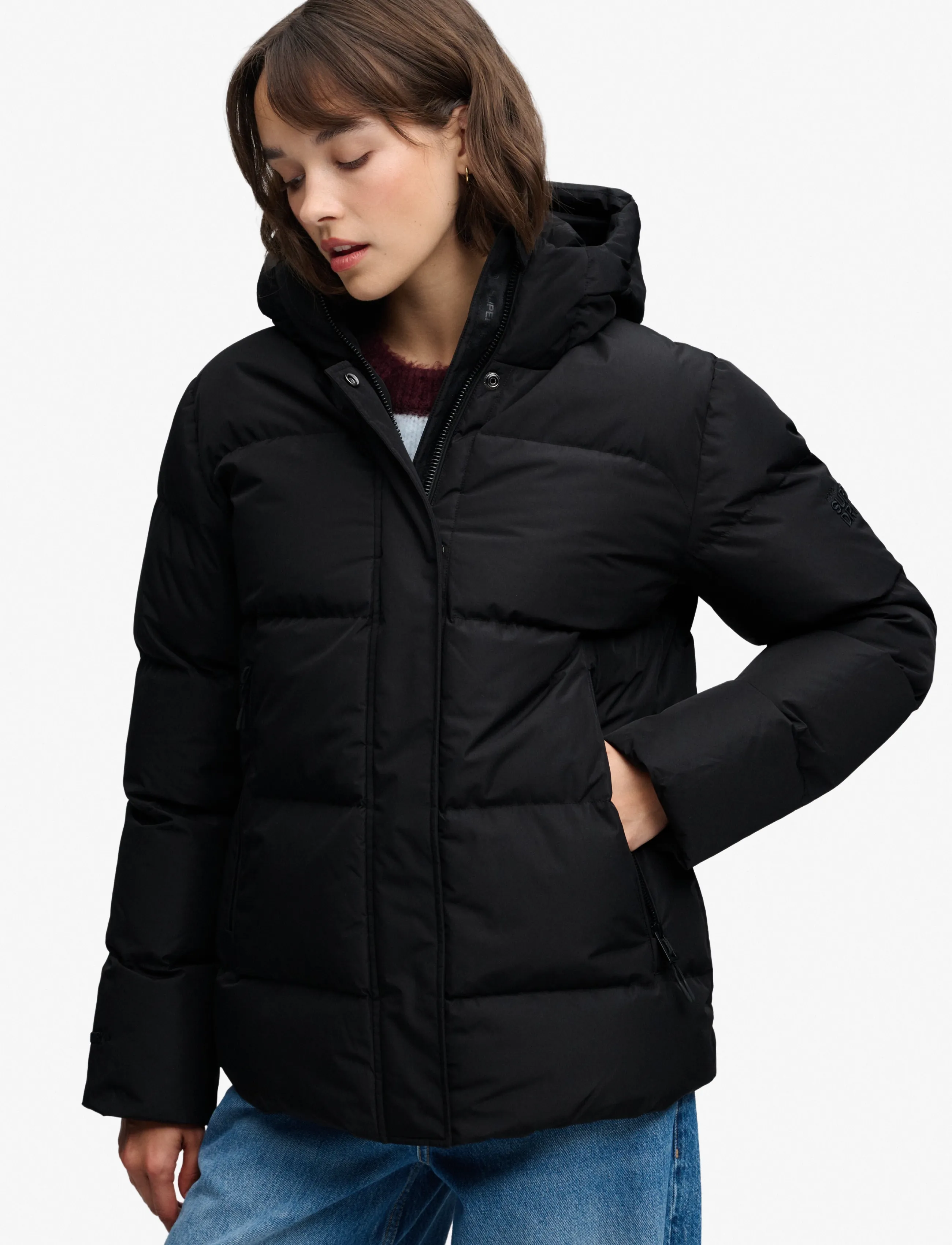 Superdry Hooded 5 Baffle Sports Puffer jackor dam – bild 6