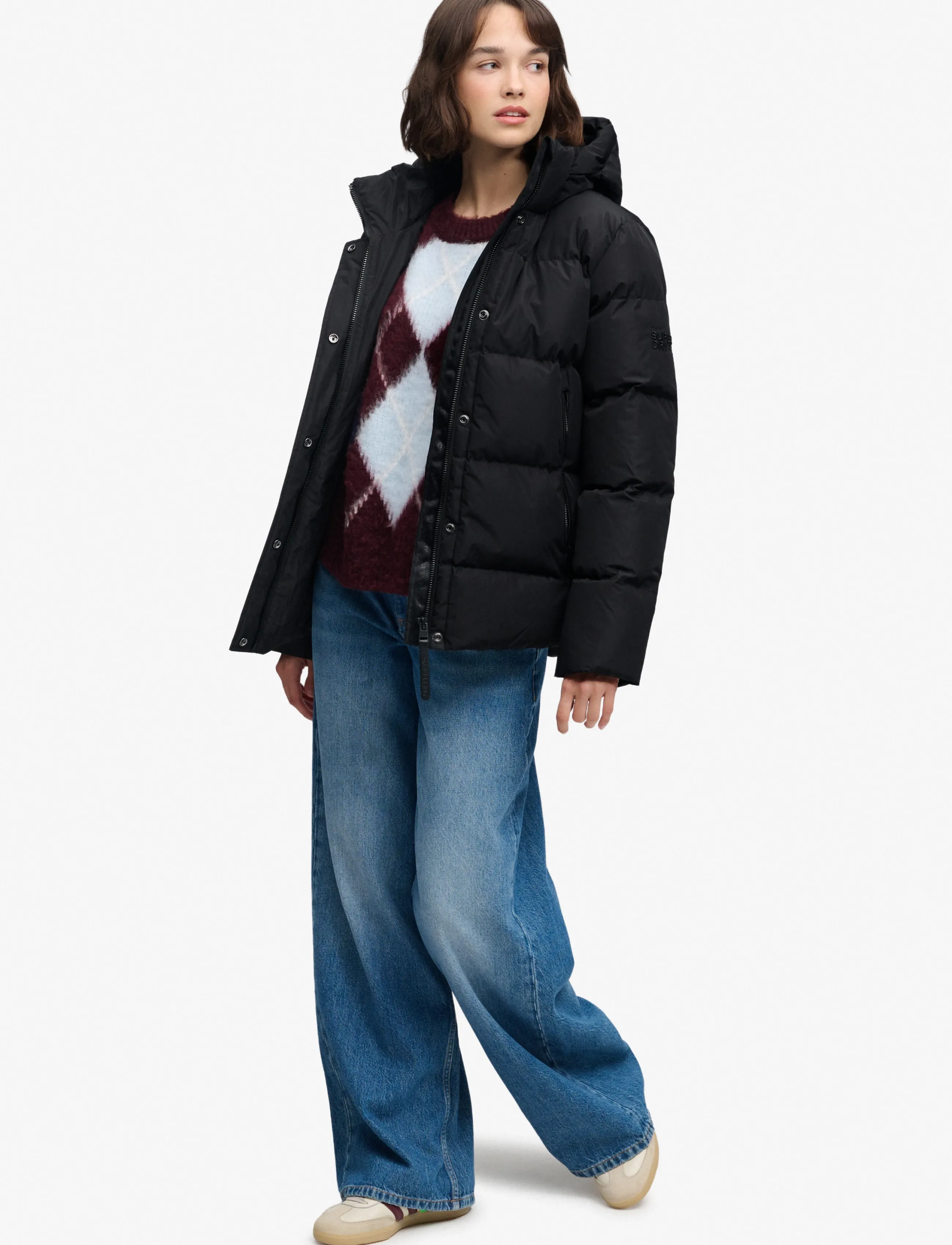 Superdry Hooded 5 Baffle Sports Puffer jackor dam – bild 8