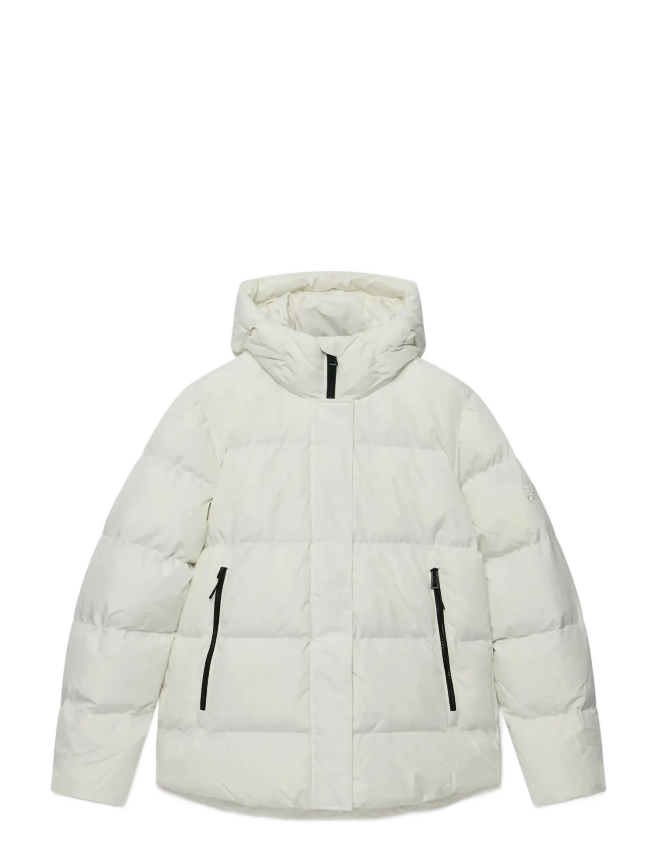 Superdry - HOODED 5 BAFFLE SPORTS PUFFER - off white - 1
