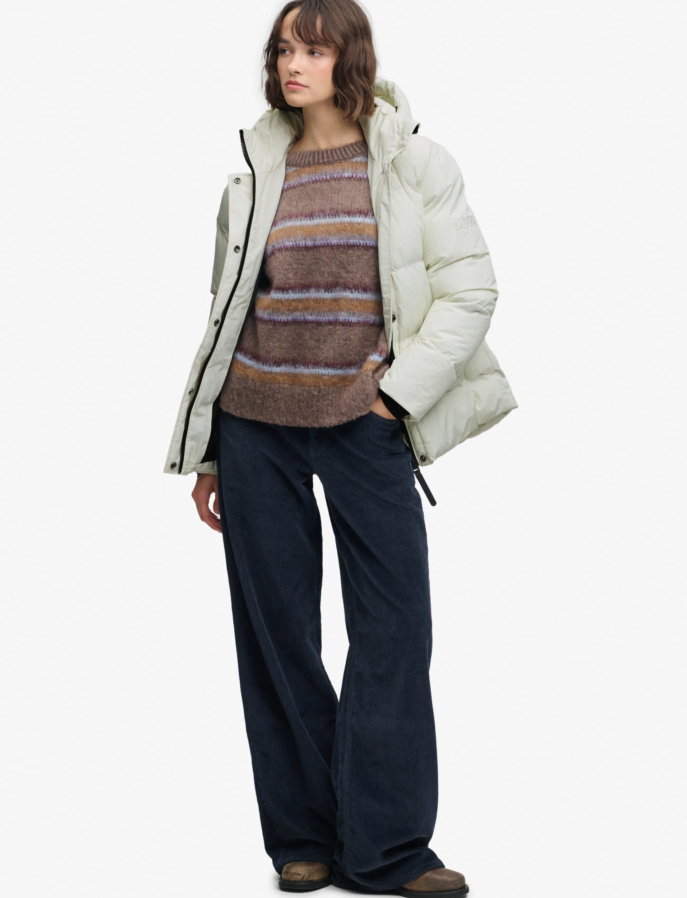 Superdry Hooded 5 Baffle Sports Puffer jackor dam – bild 7