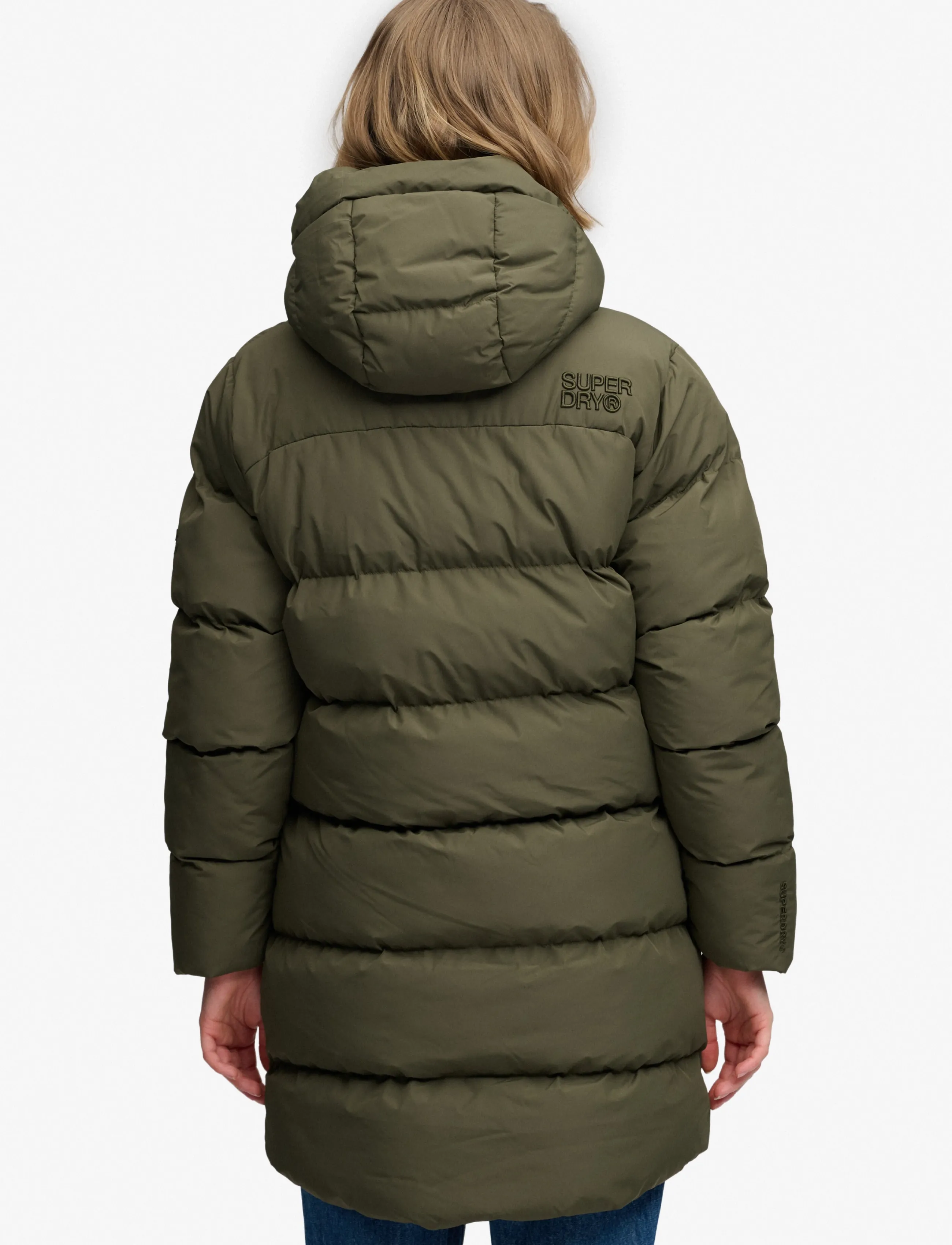 Superdry Hooded Sports Puffer Mid Jkt dunjackor dam – bild 9