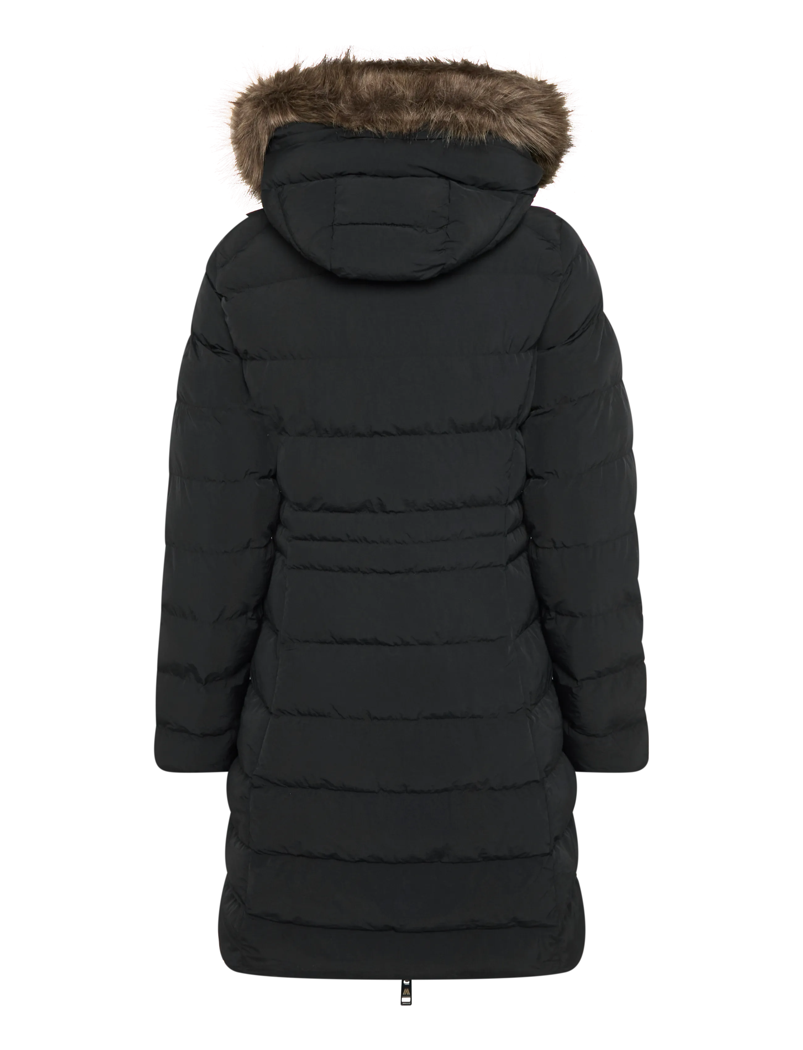 Superdry - HOOD FAUX FUR FUJI MID LENGTH - down- & padded jackets - black - 2