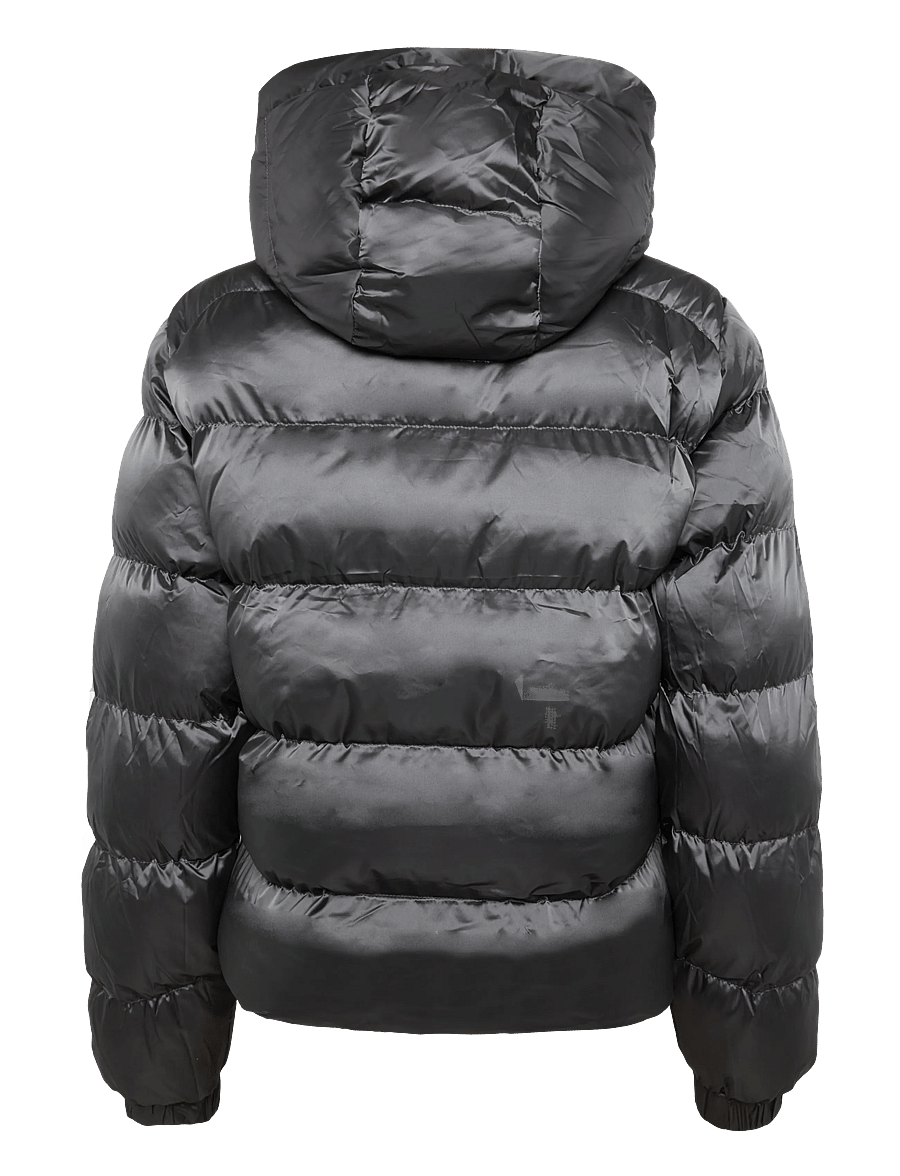 Superdry - HOODED SHINE PUFFER JACKET - winterjacken - black sheen - 2