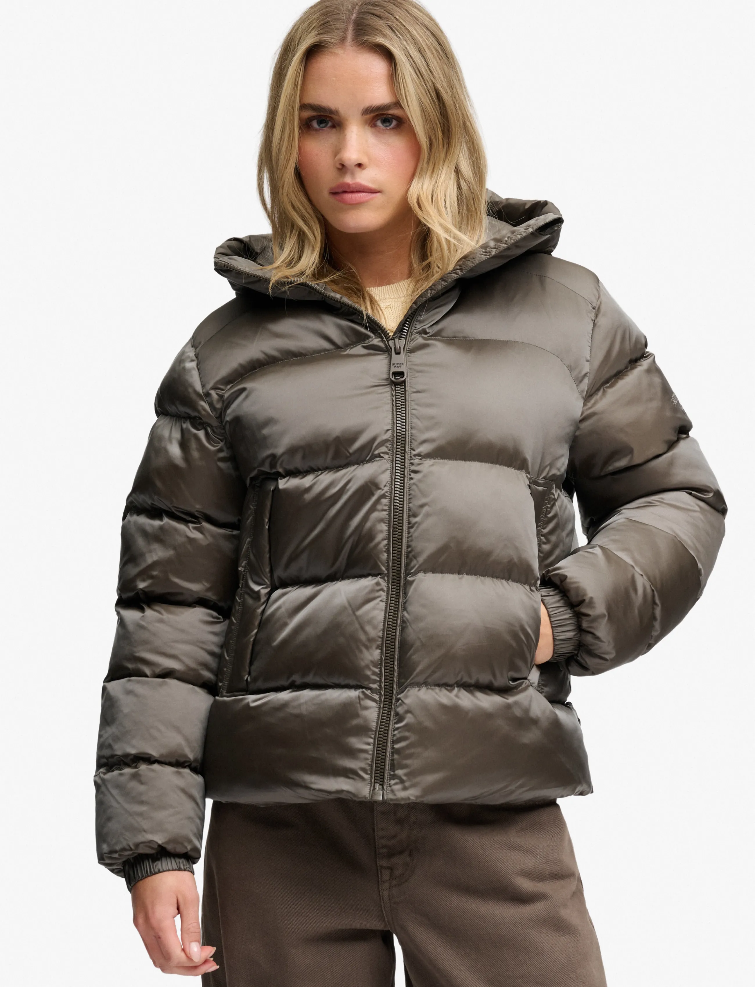 Superdry Hooded Shine Puffer Jacket jackor dam – bild 5