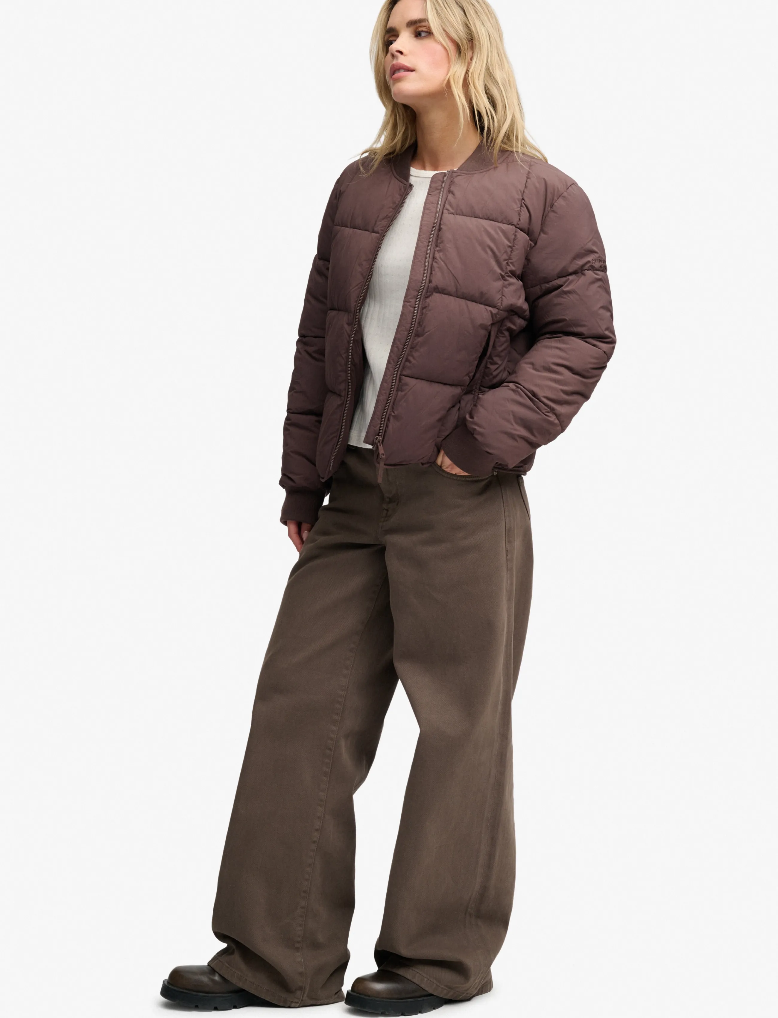 Superdry Large Box Quilt Liner Jacket jackor dam – bild 6