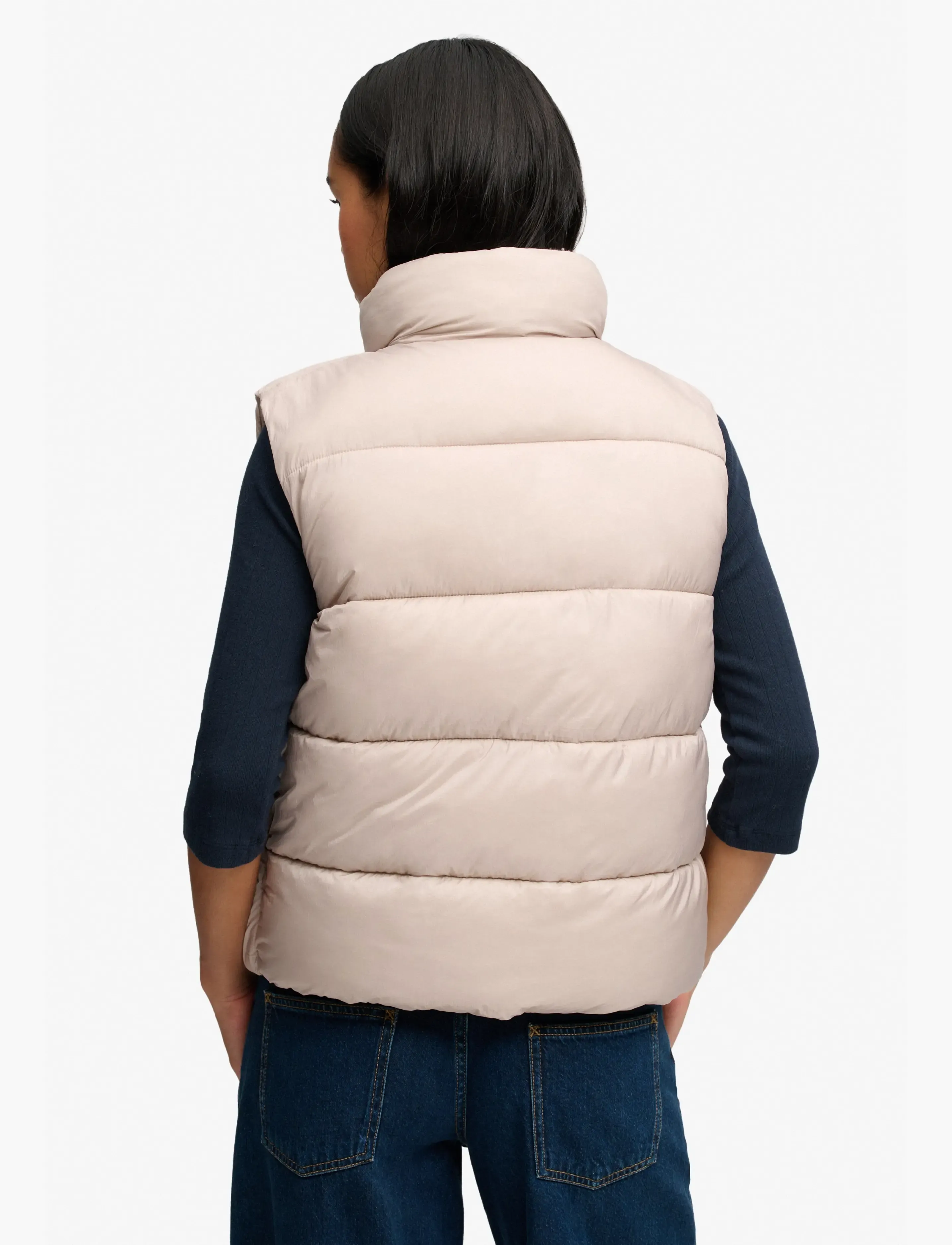Superdry - BORG LINED GILET - overtøj - mushroom beige - 2