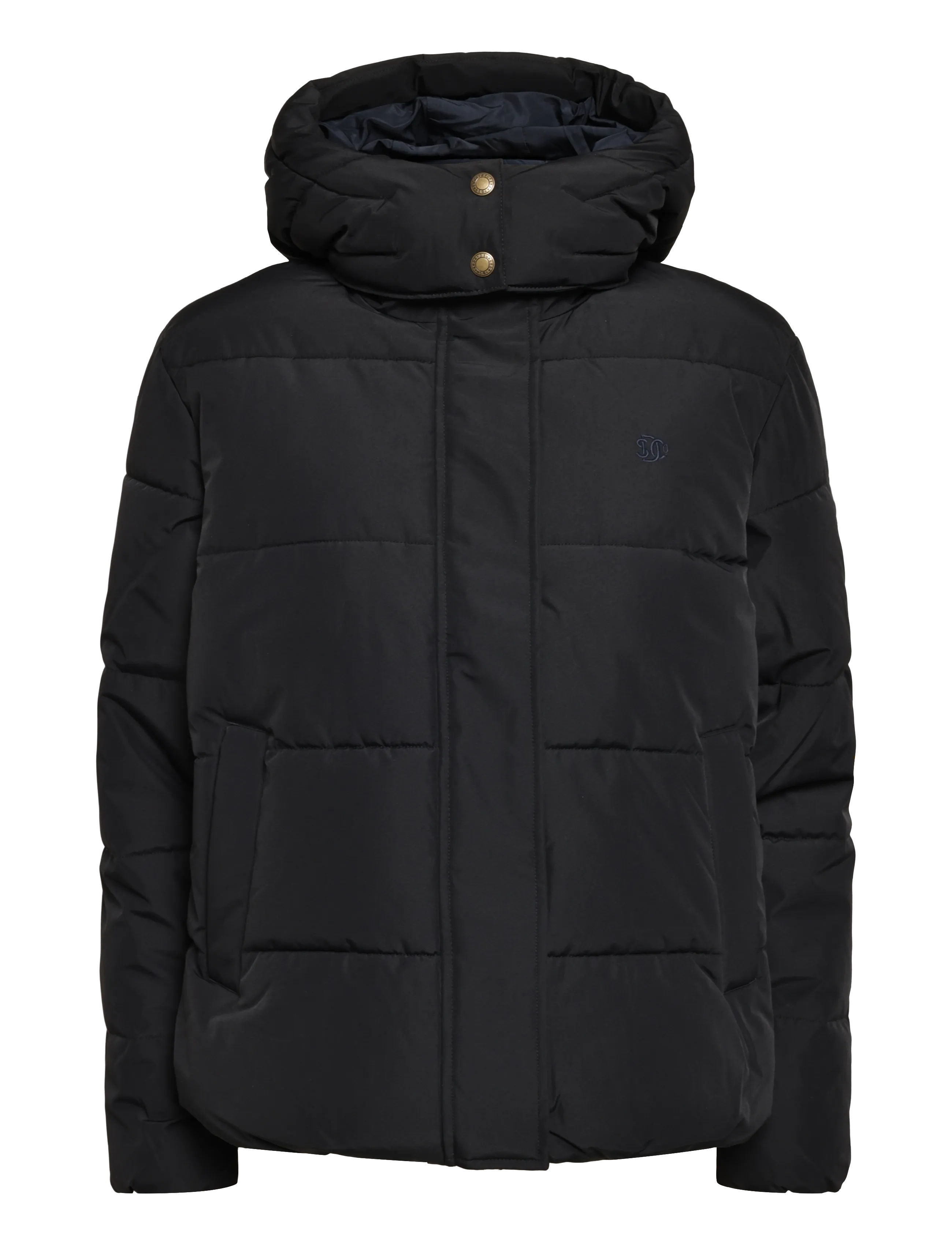Superdry - PREMIUM HOOD PUFFER JKT - Žieminės striukės - black - 1
