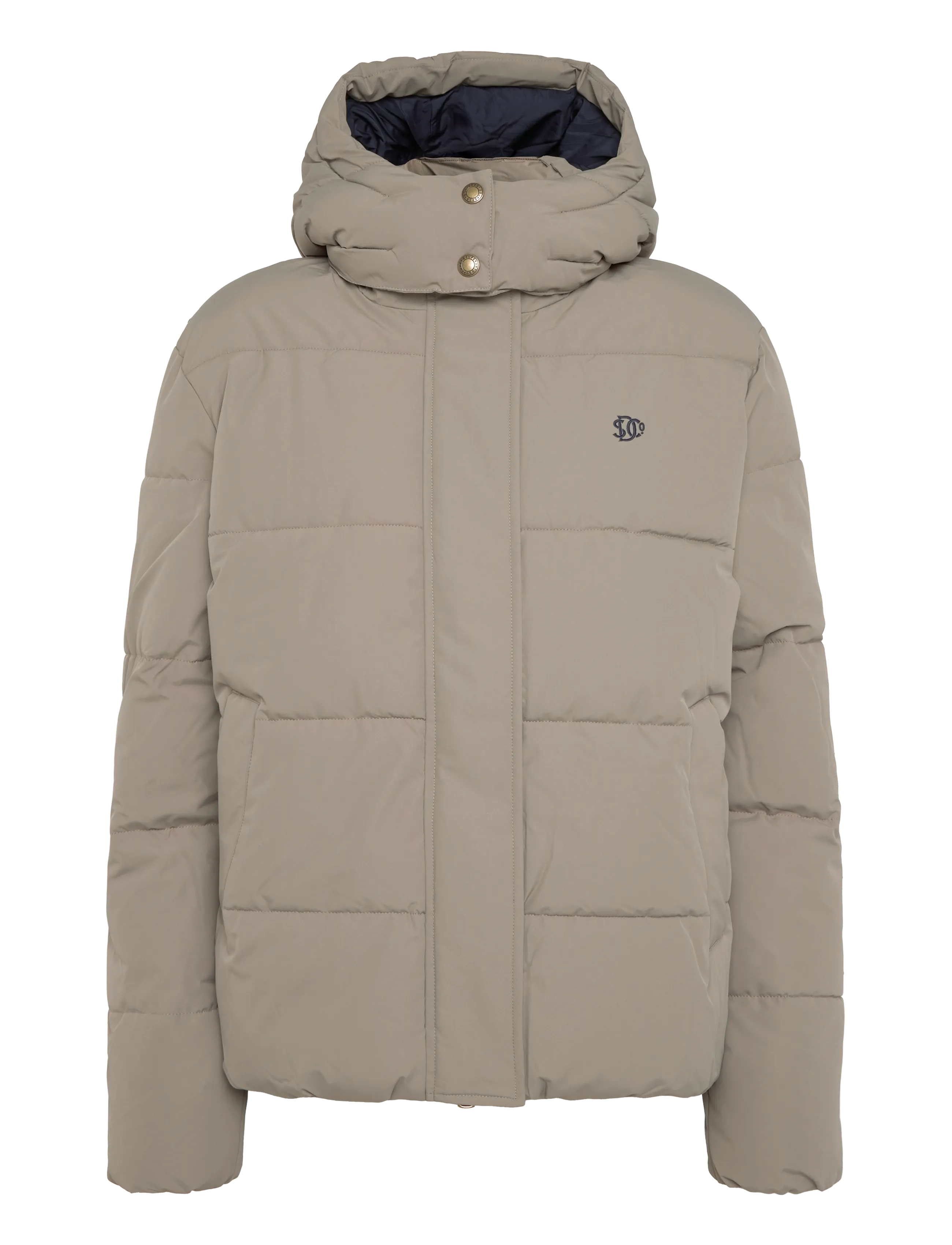 Superdry - PREMIUM HOOD PUFFER JKT - vestes d'hiver - fallen rock brown - 1