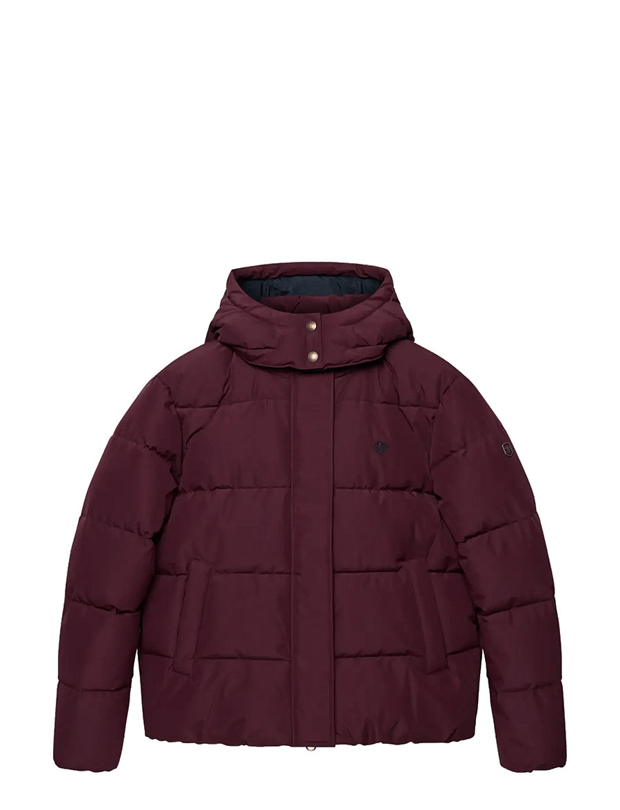 Superdry - PREMIUM HOOD PUFFER JKT - winterjacken - fig purple - 1