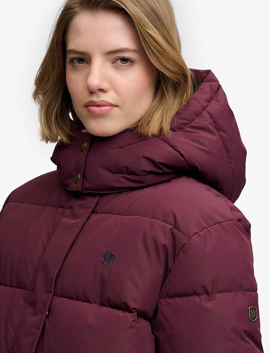 Superdry - PREMIUM HOOD PUFFER JKT - winterjacken - fig purple - 2