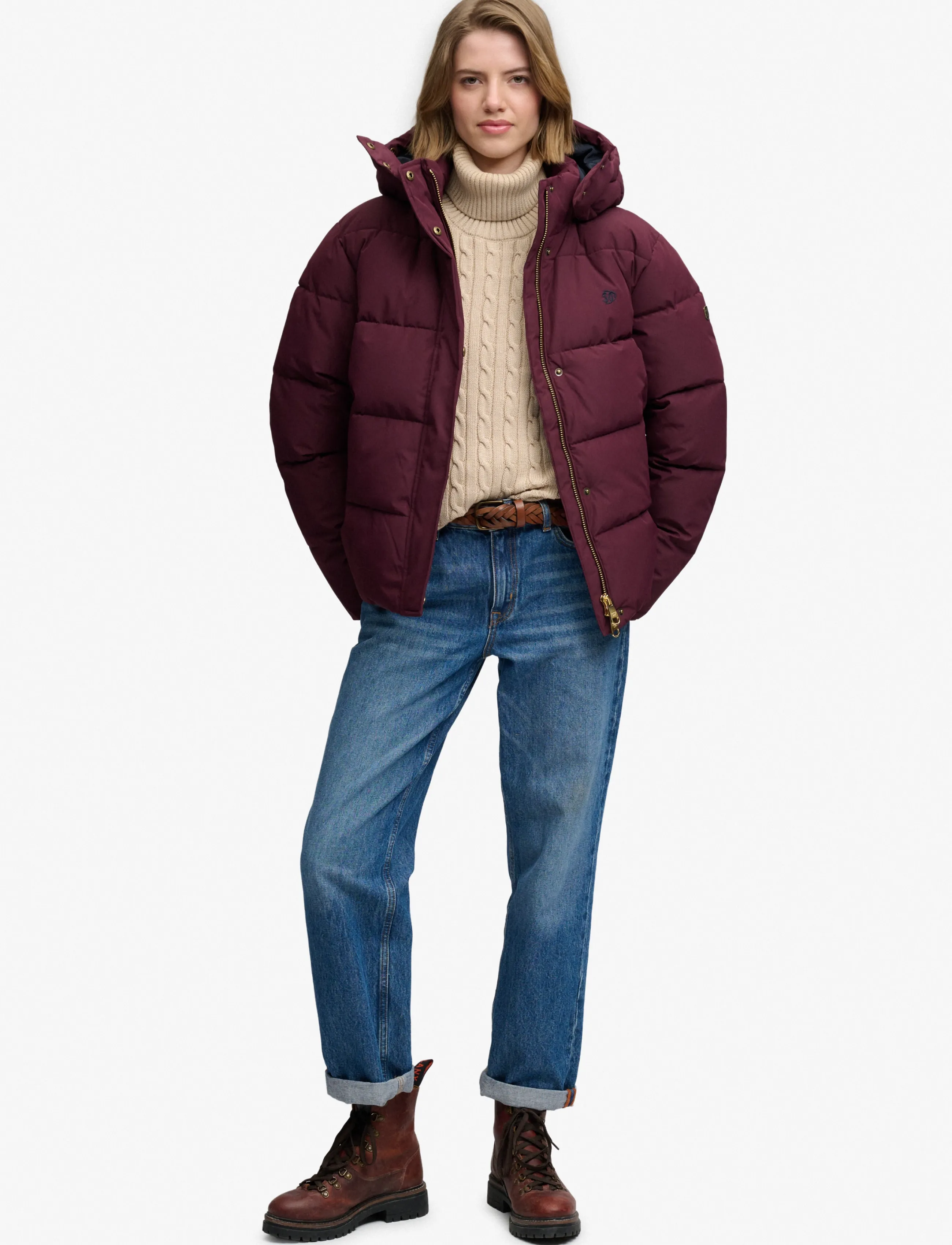 Superdry Premium Hood Puffer Jkt dunjackor dam – bild 6