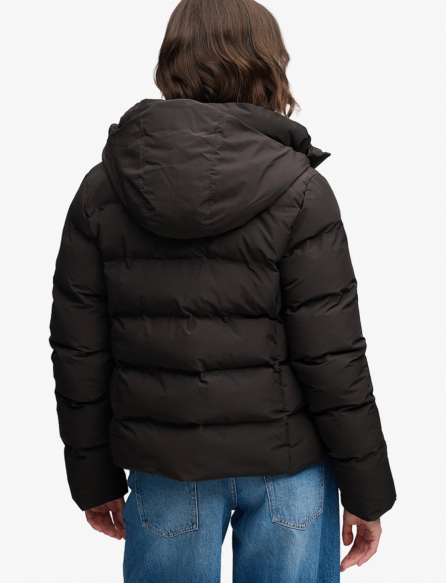 Superdry - HOODED CITY PADDED JACKET - vinterjakker - black - 2