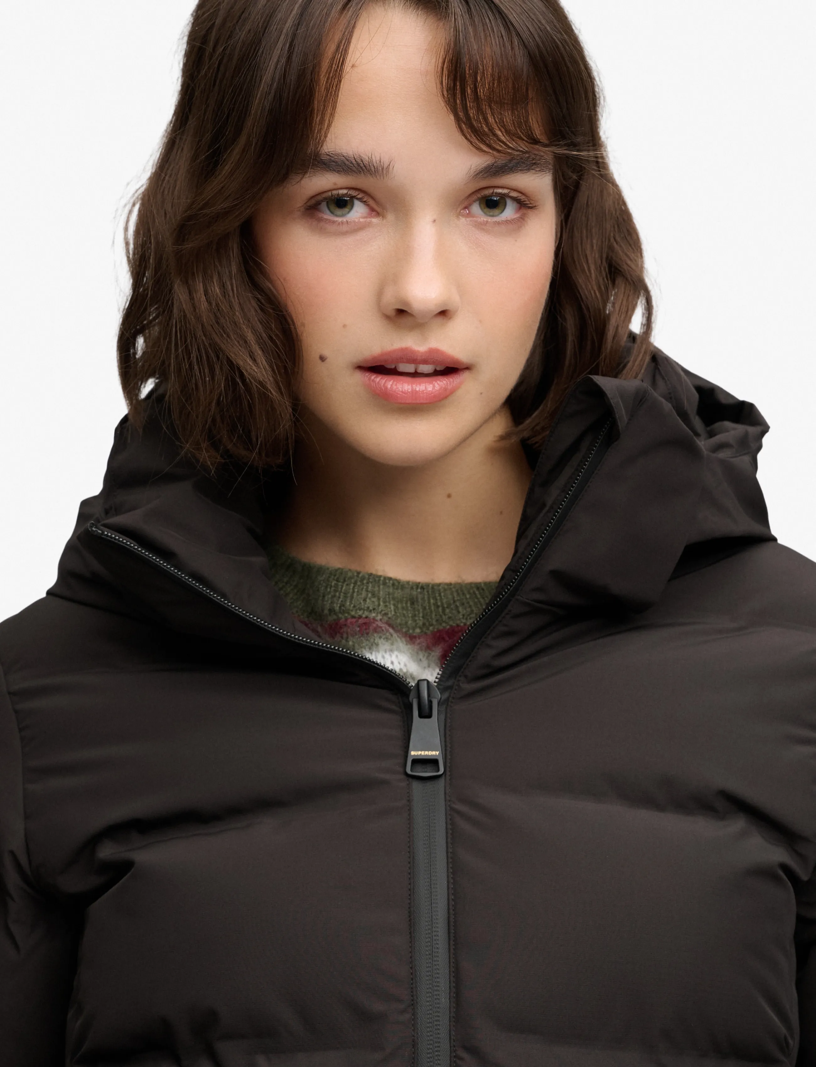 Superdry - HOODED CITY PADDED JACKET - vinterjakker - black - 3
