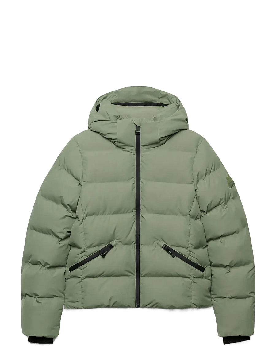 Superdry - HOODED CITY PADDED JACKET - winterjacken - light khaki green - 1