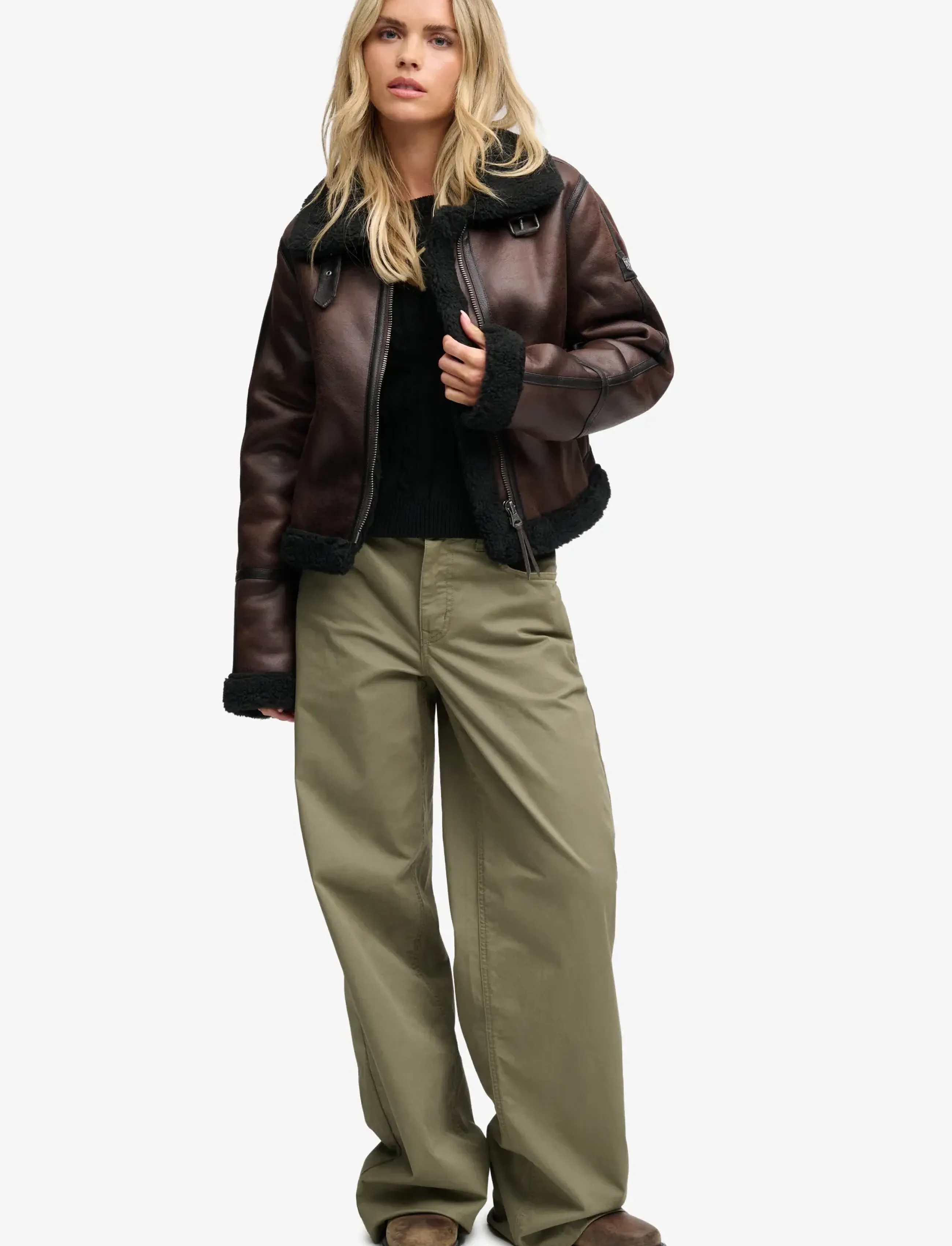 Superdry Faux Shearling Jacket jackor dam – bild 7