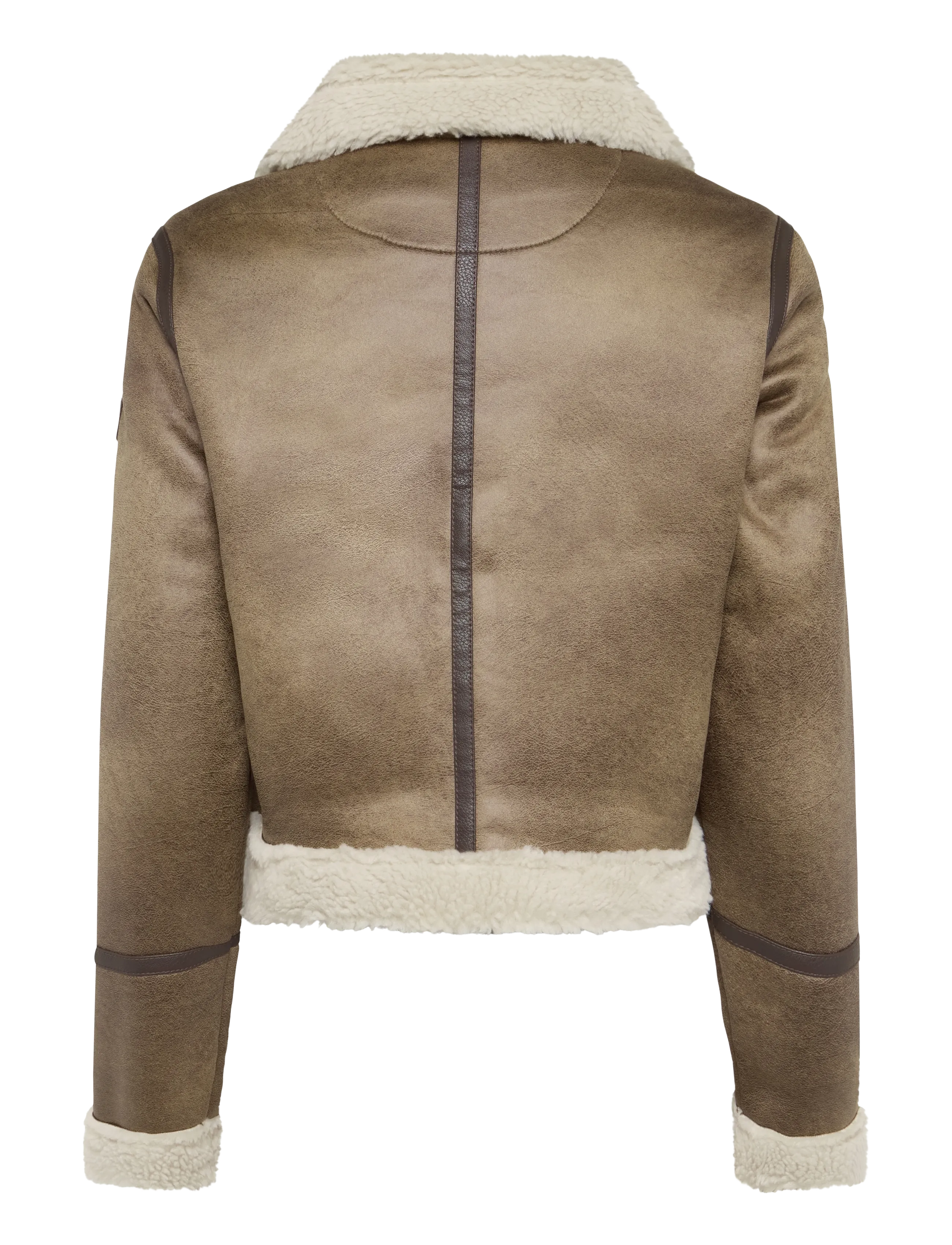 Superdry - FAUX SHEARLING JACKET - kevadjakid - taupe - 2