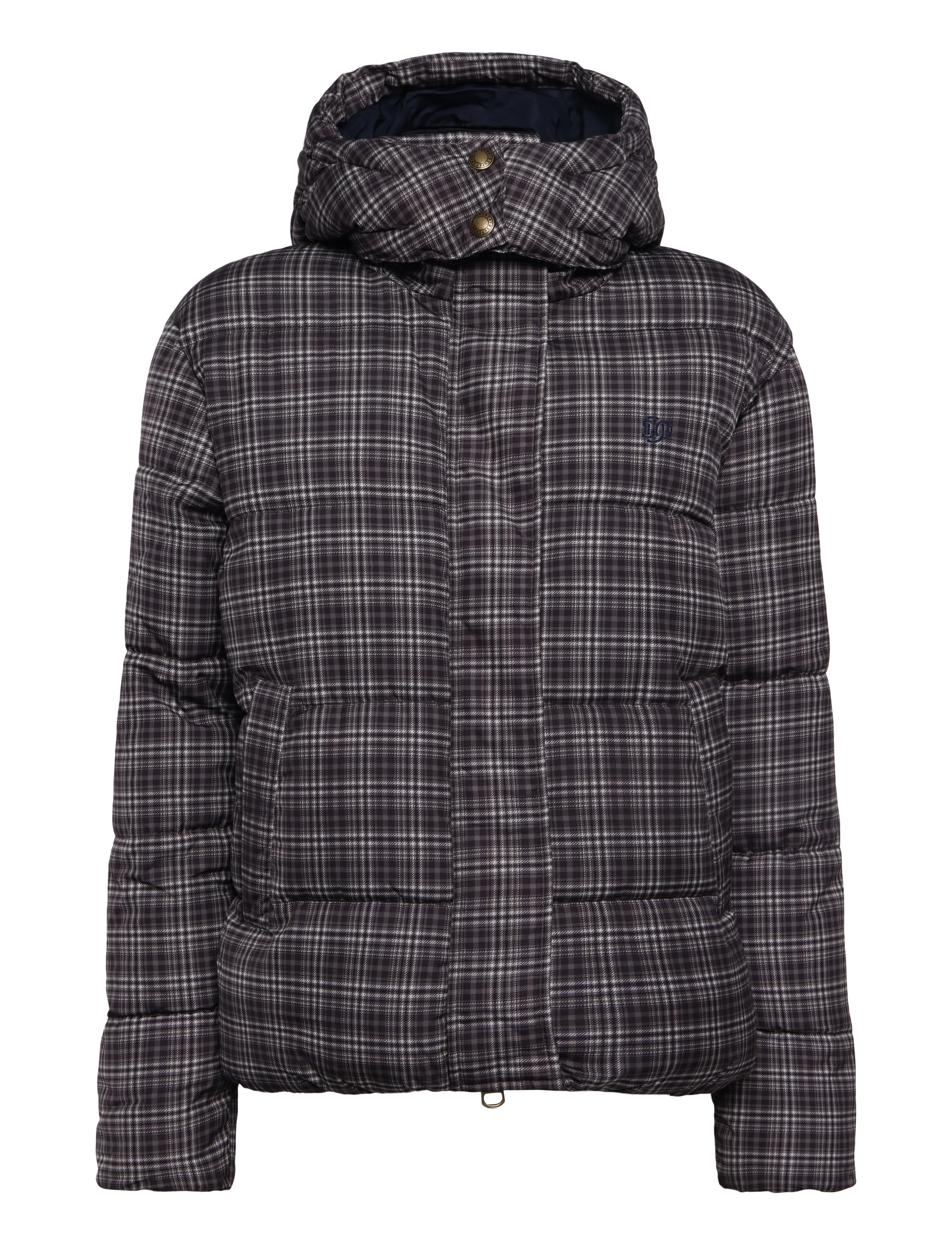 Superdry - PREMIUM PRINTED CHECK PUFFER - léttir jakkar - chestnut brown check - 1