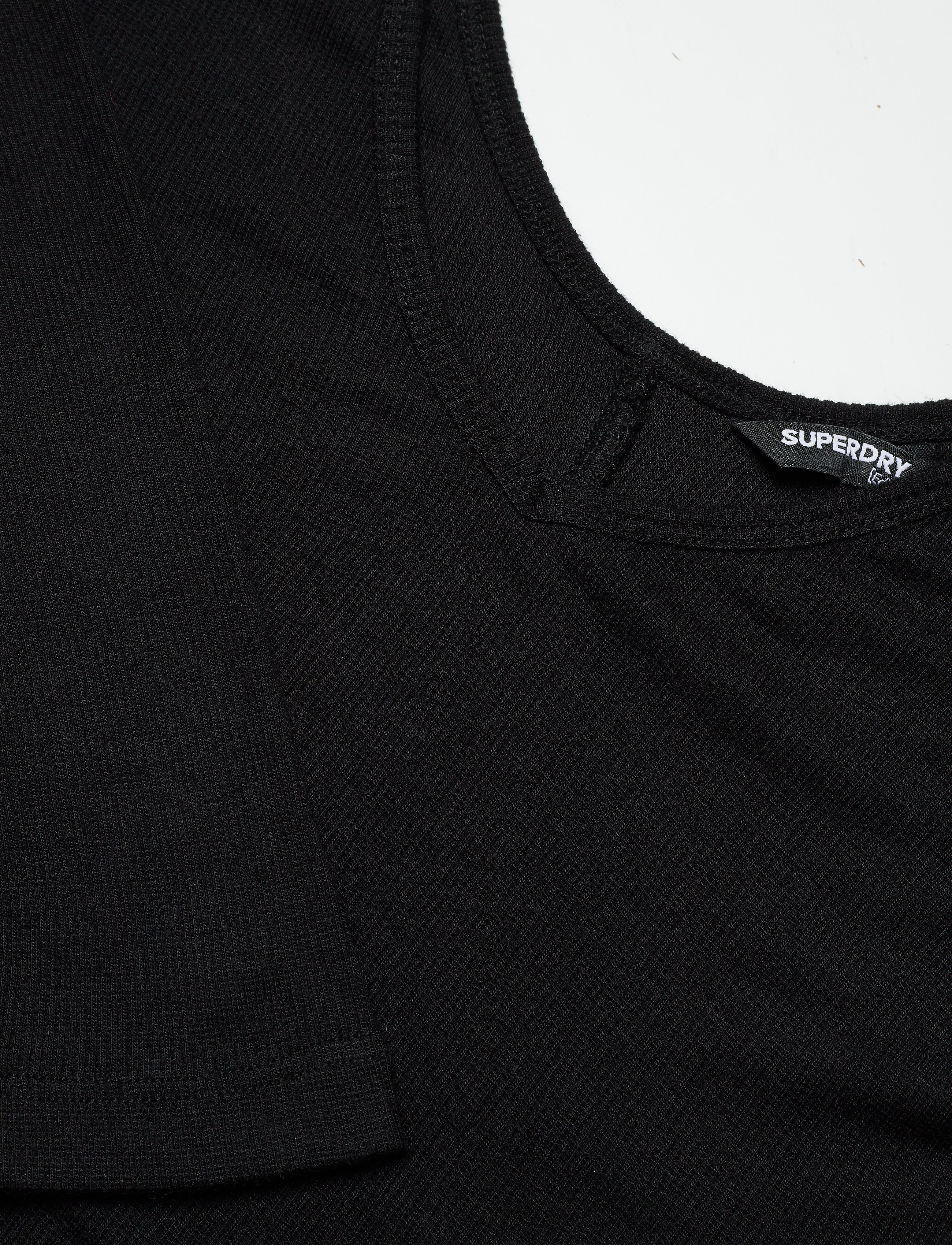 Superdry - V-NECK RIB THONG BODYSUIT - black - 2