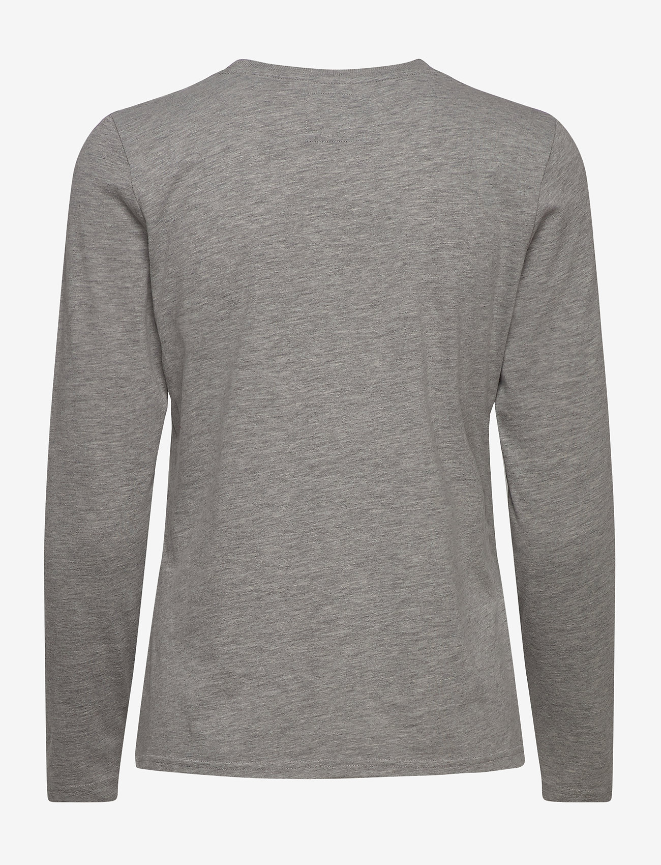 Superdry - PREMIUM GOODS METALLIC LS TOP - grey marl - 1