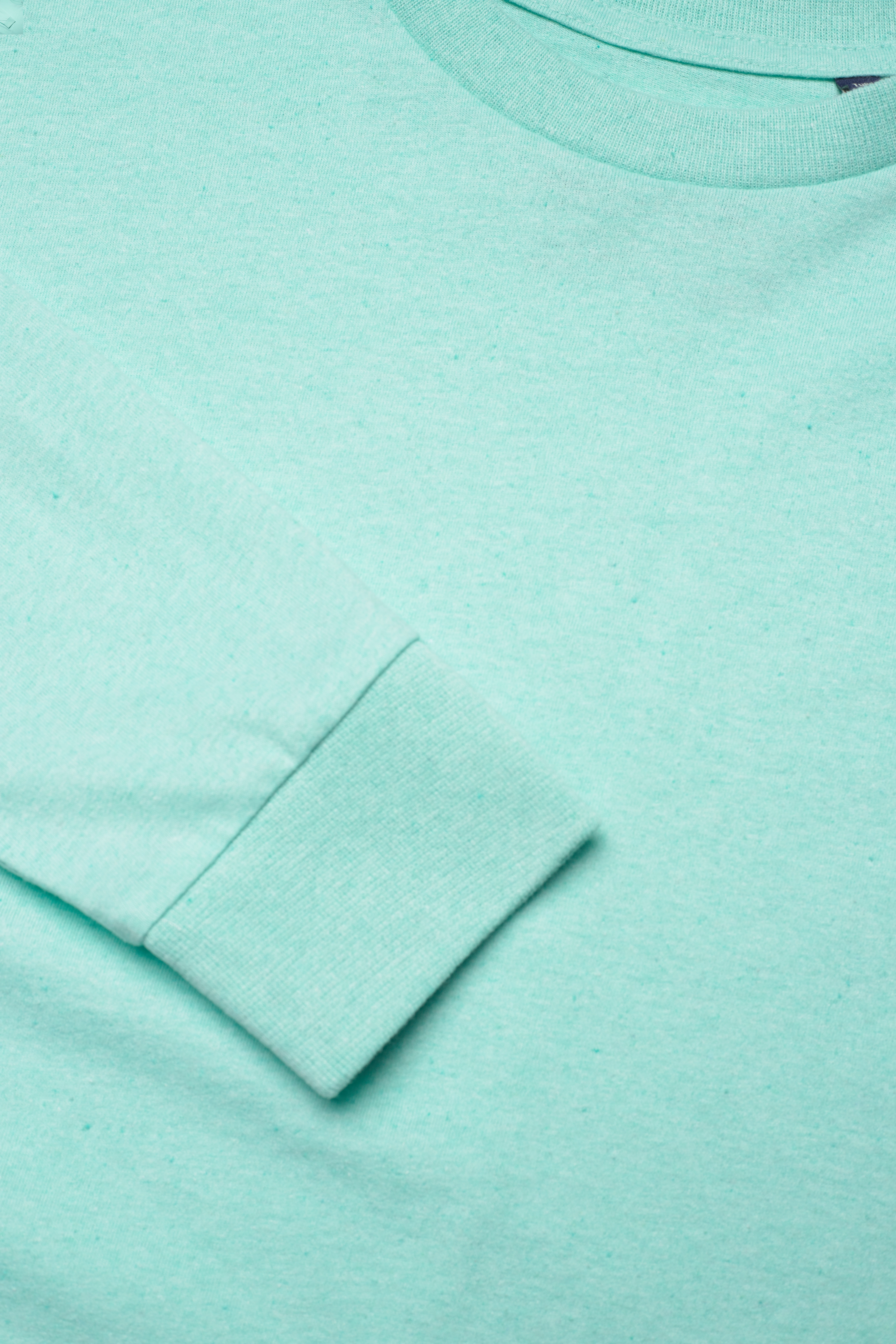 Superdry - VINTAGE CROP L/S TOP - fresh mint marl - 2