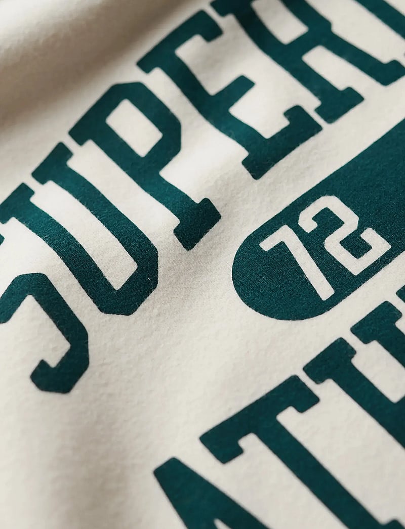 Superdry - ATHLETIC RINGER SLIM L/S TOP - långärmade toppar - turtledove cream - 4