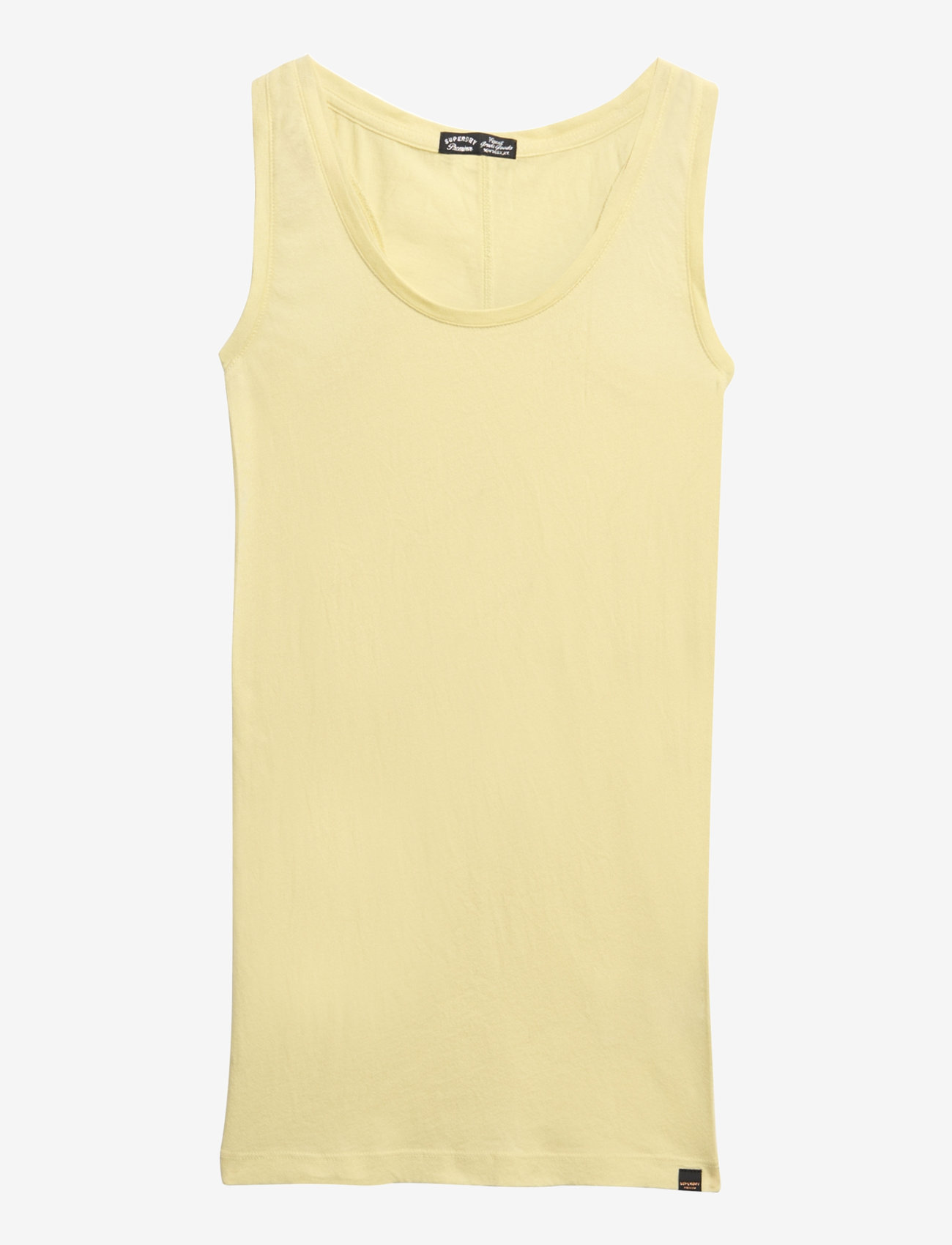 Superdry - STUDIOS LIGHTWEIGHT RACER VEST - linnen - french vanilla yellow - 2