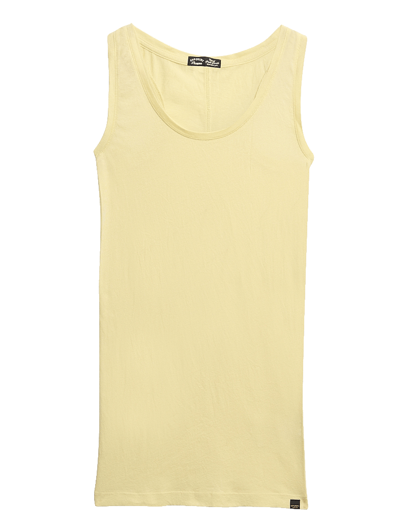 Superdry - STUDIOS LIGHTWEIGHT RACER VEST - linnen - french vanilla yellow - 2