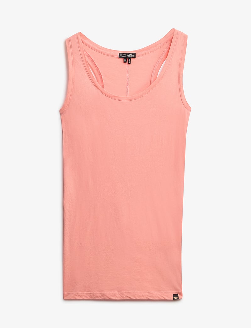 Superdry - STUDIOS LIGHTWEIGHT RACER VEST - topy bez rękawów - peach amber pink - 1