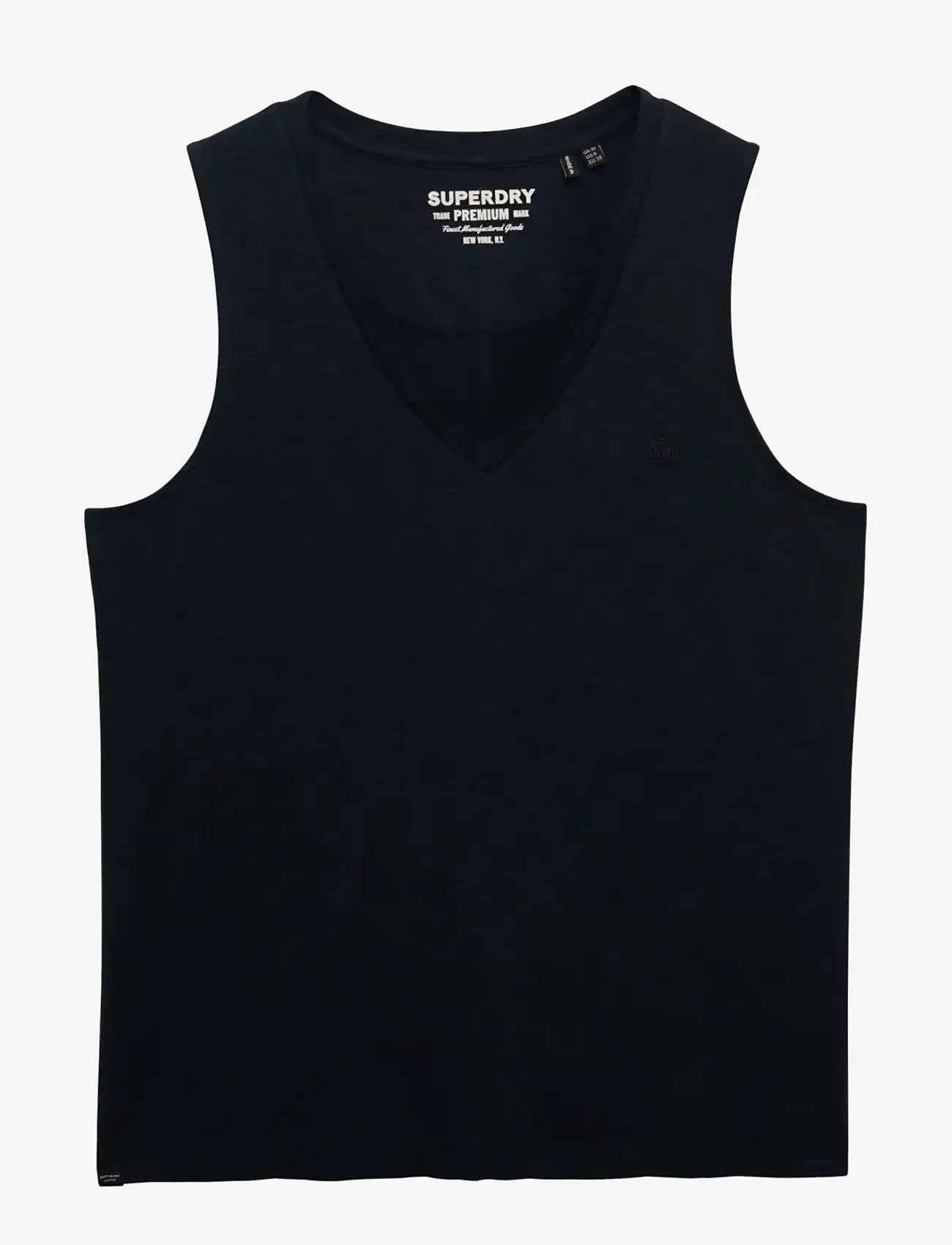 Superdry - STUDIOS VEE NECK VEST - Ærmeløse bluser - eclipse navy - 0