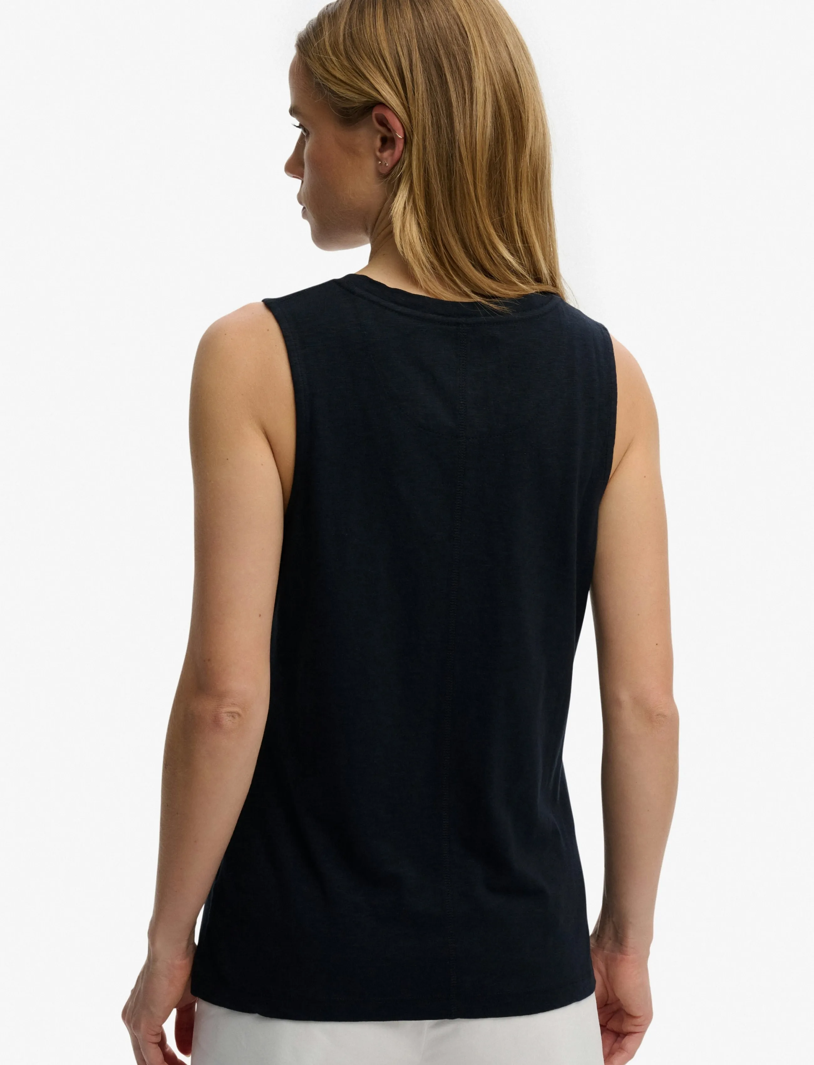 Superdry Studios Vee Neck Vest linnen dam – bild 7