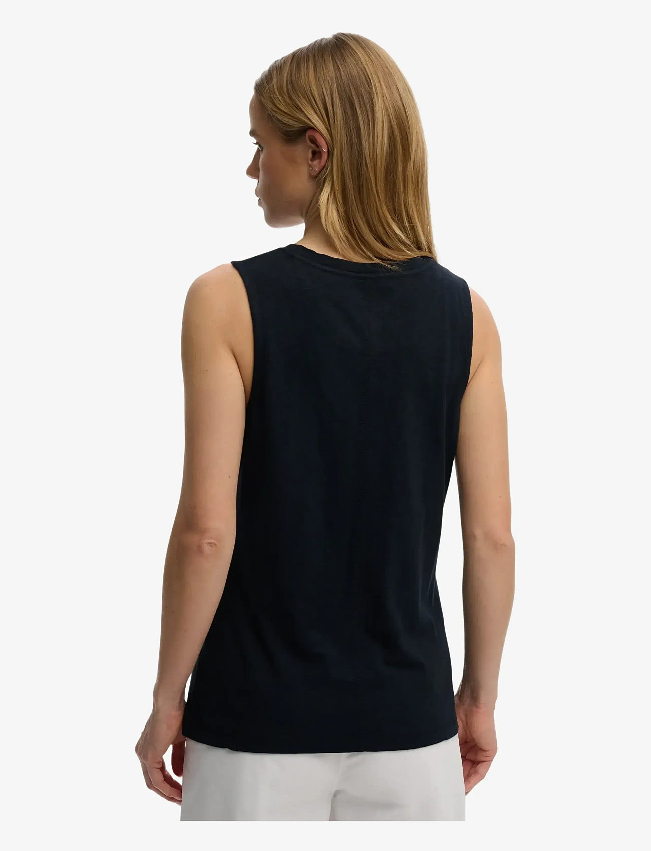 Superdry - STUDIOS VEE NECK VEST - Ærmeløse bluser - eclipse navy - 4