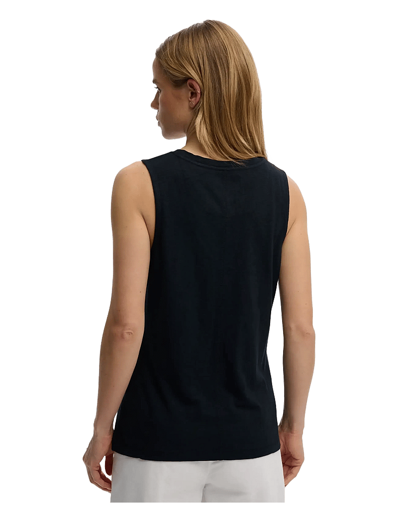 Superdry - STUDIOS VEE NECK VEST - sleeveless blouses - eclipse navy - 4