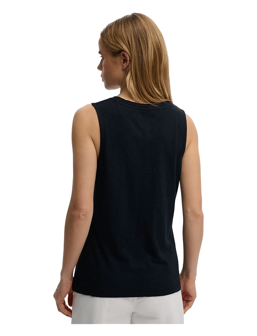 Superdry - STUDIOS VEE NECK VEST - blouses sans manches - eclipse navy - 4