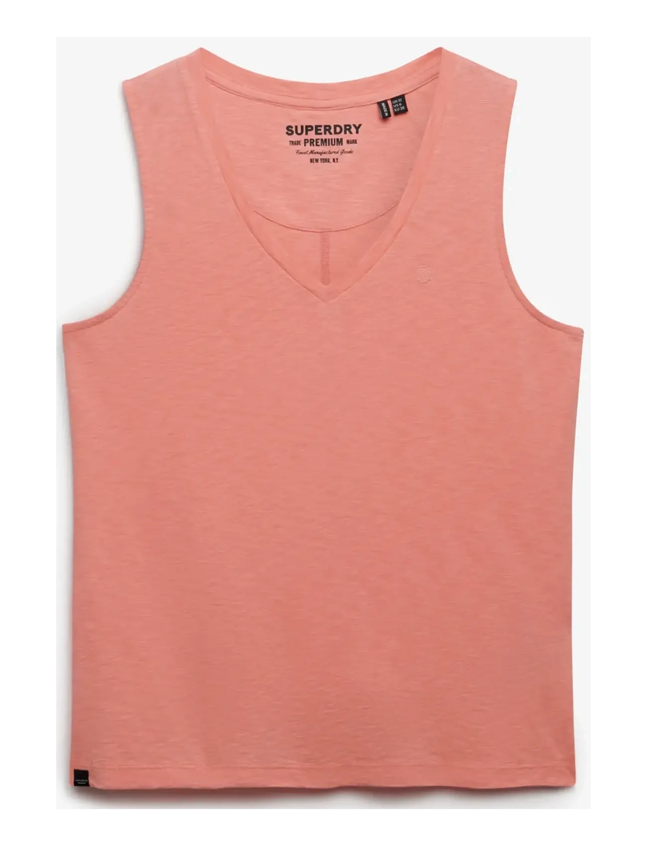 SUPERDRY Studios Vee Neck Vest Pink - 8 - Damen